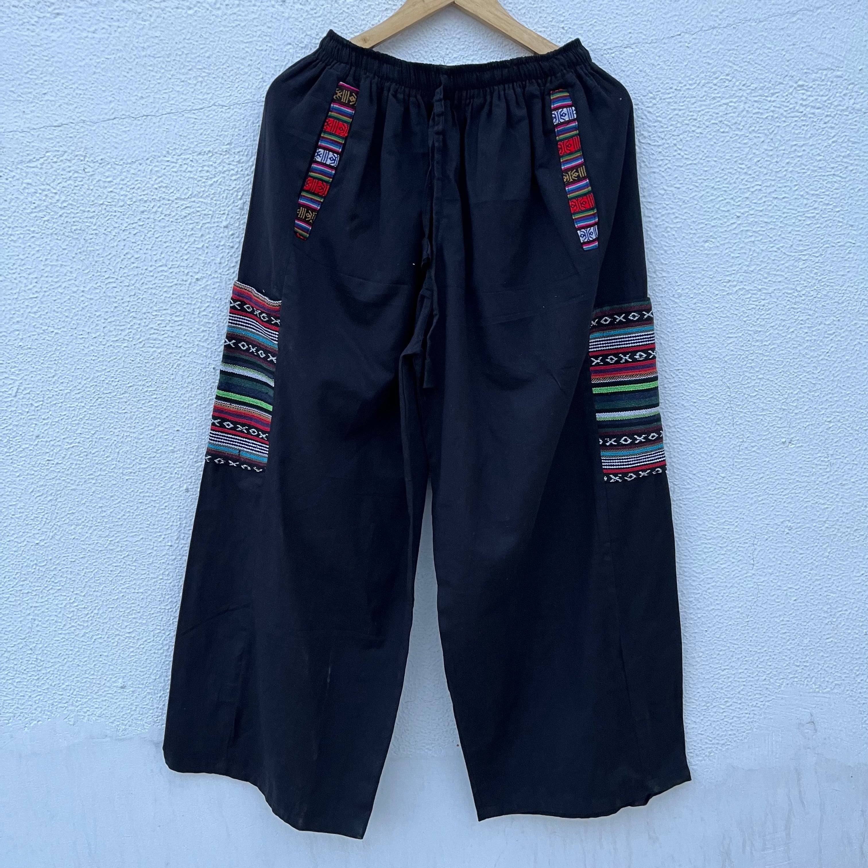 Pahadi Style Pants - Black