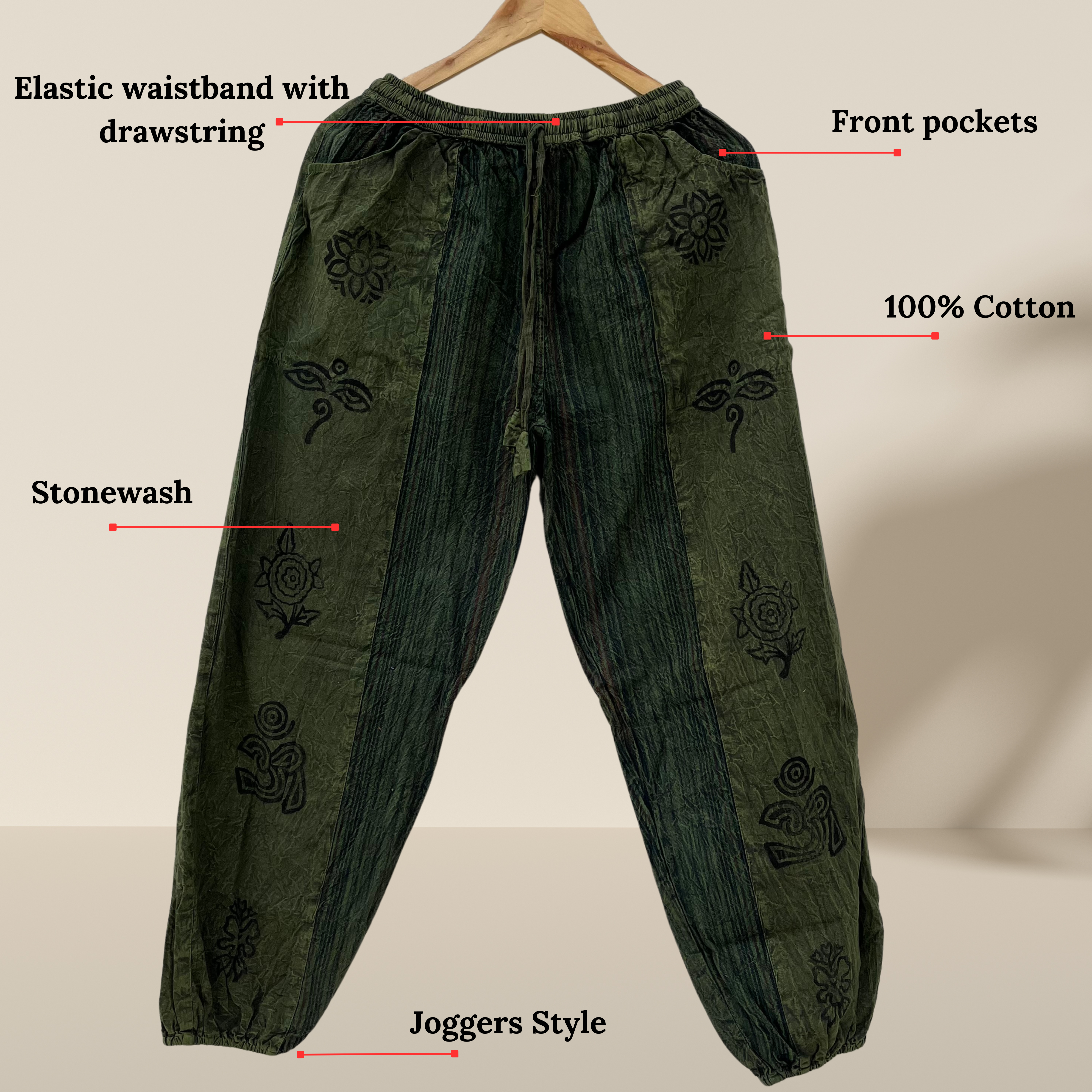 Dharamkot Bliss Pants - Forest
