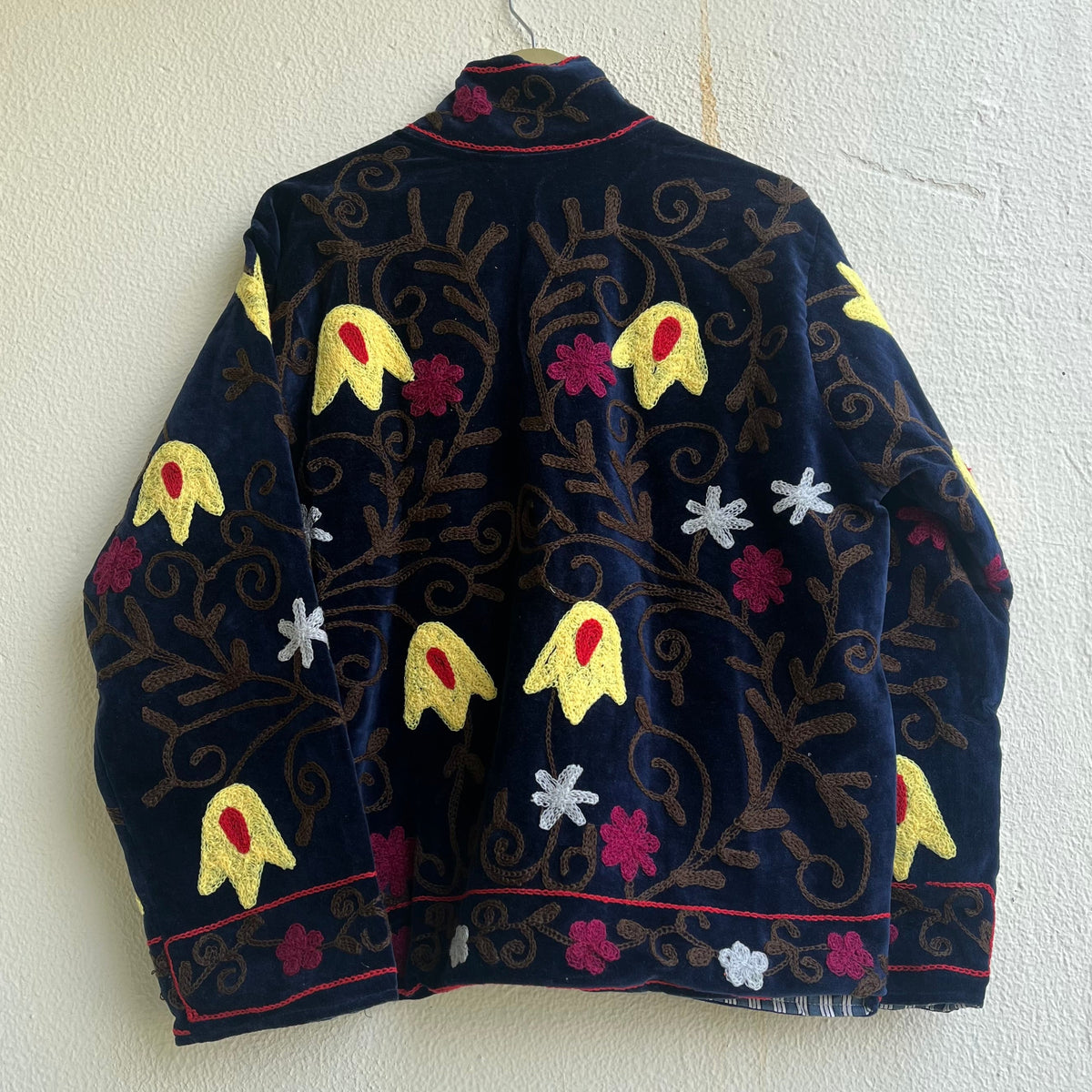 Jaipuri Thread Velvet Jacket