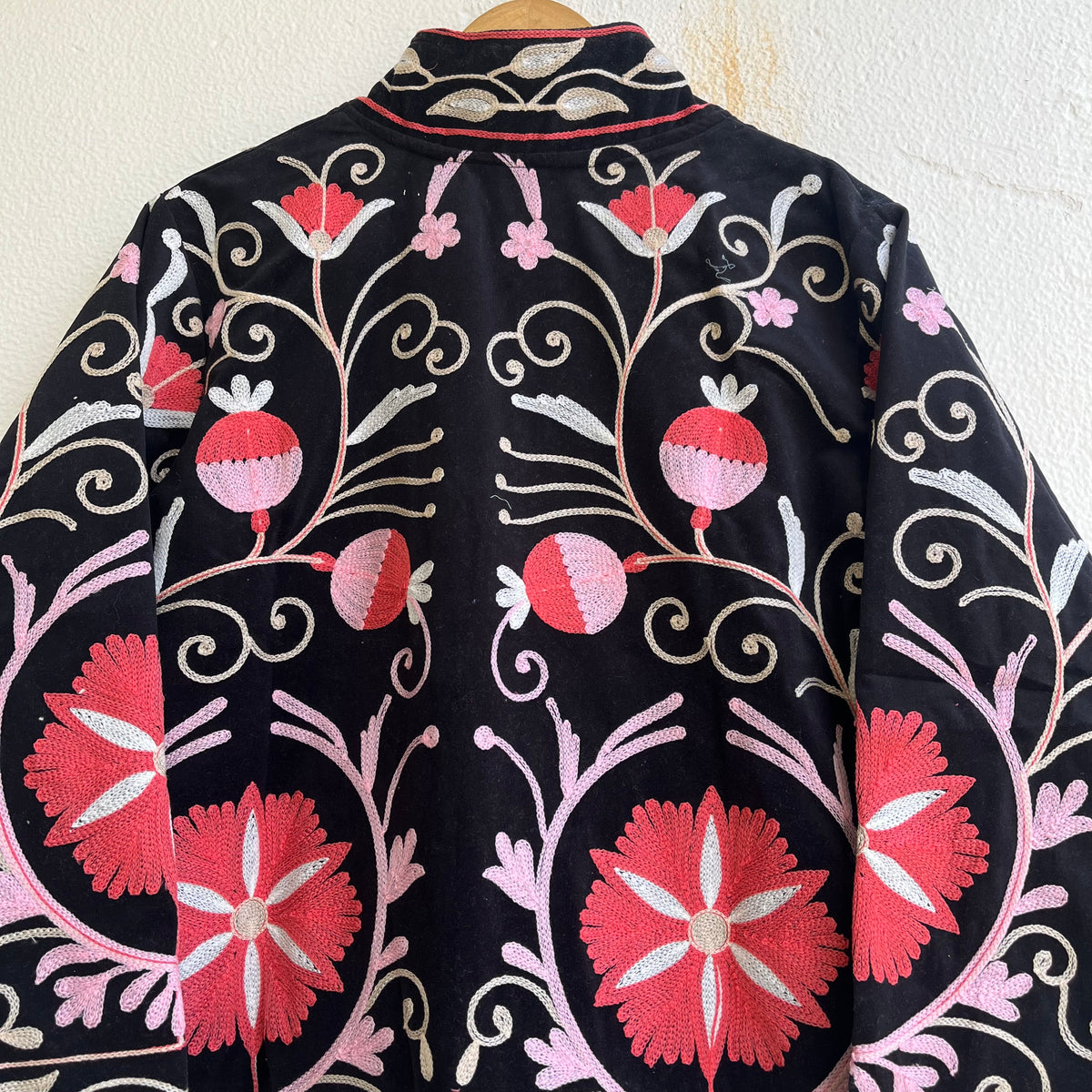 Jaipuri Thread Velvet Jacket