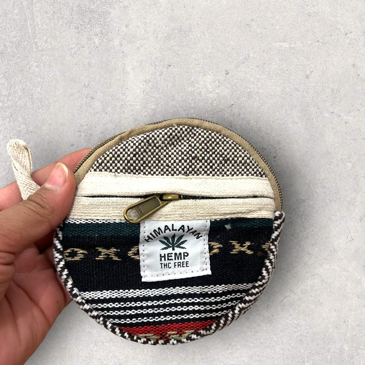 Mini Hemp Pouch (Round)