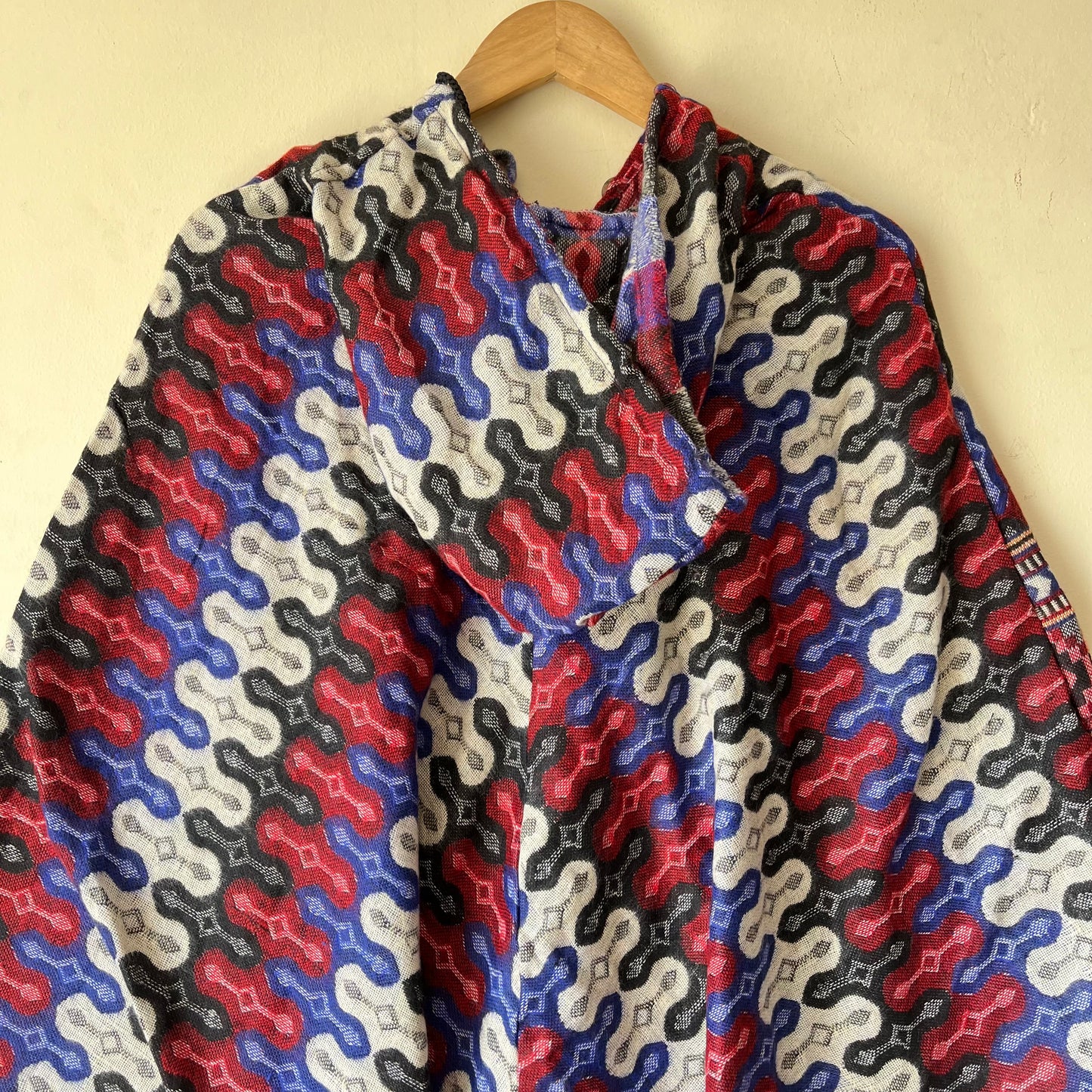Pahadi Printed Poncho With Hood