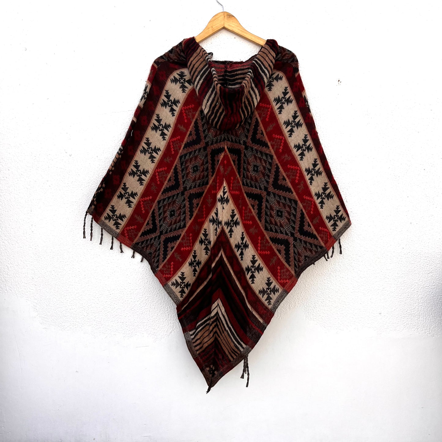 Pahadi Printed Poncho With Hood