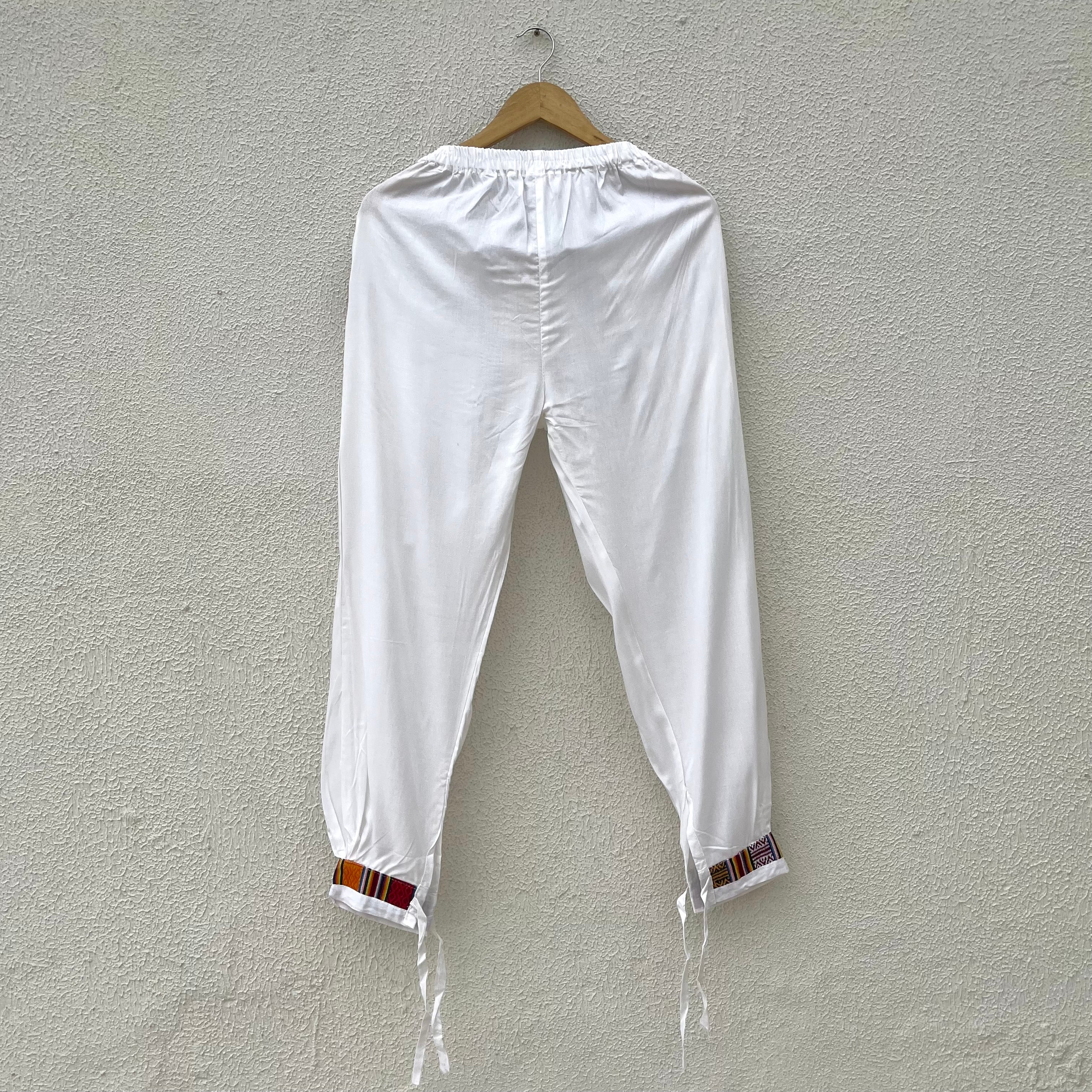 Nepali Pants - White