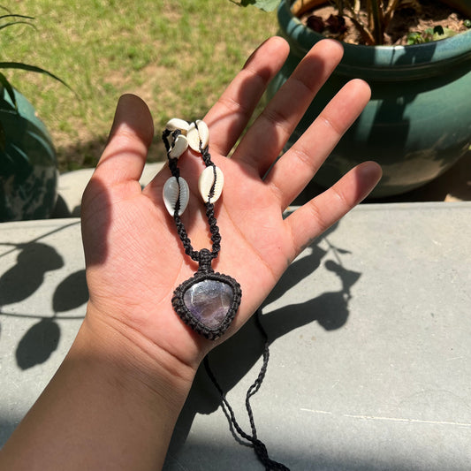 Bohemian Gemstone shell Necklace