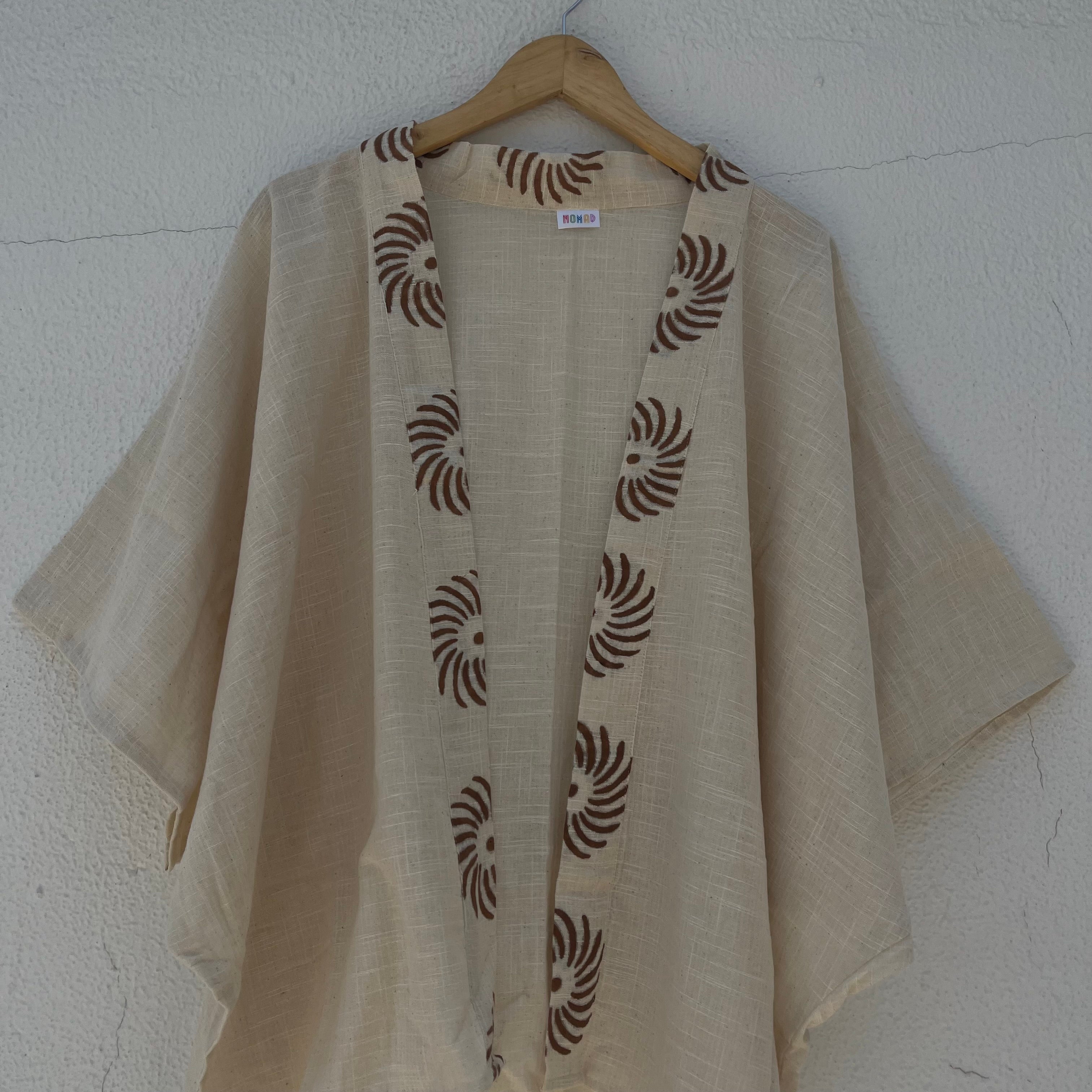 Arika Cotton Shrug- Ivory