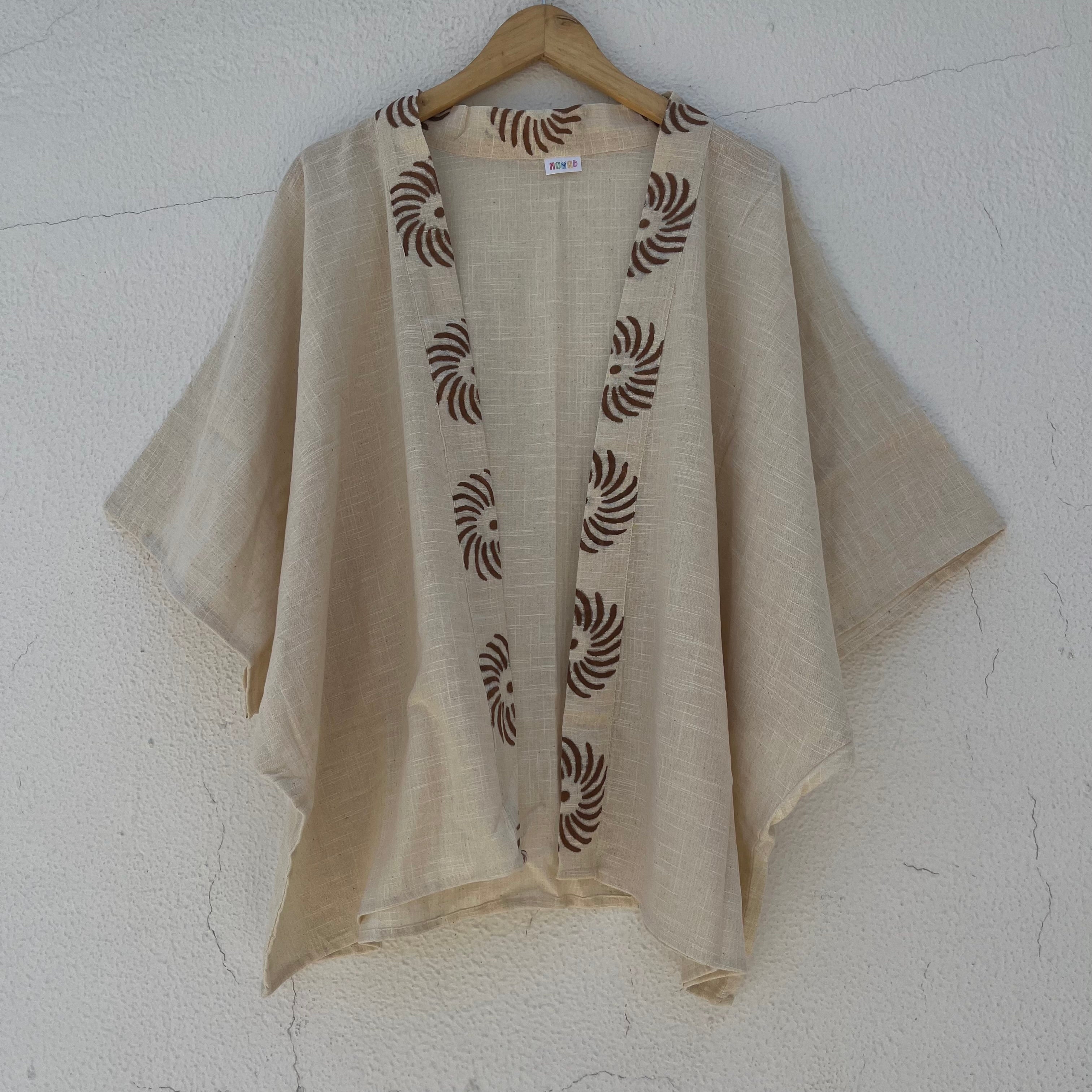Arika Cotton Shrug- Ivory