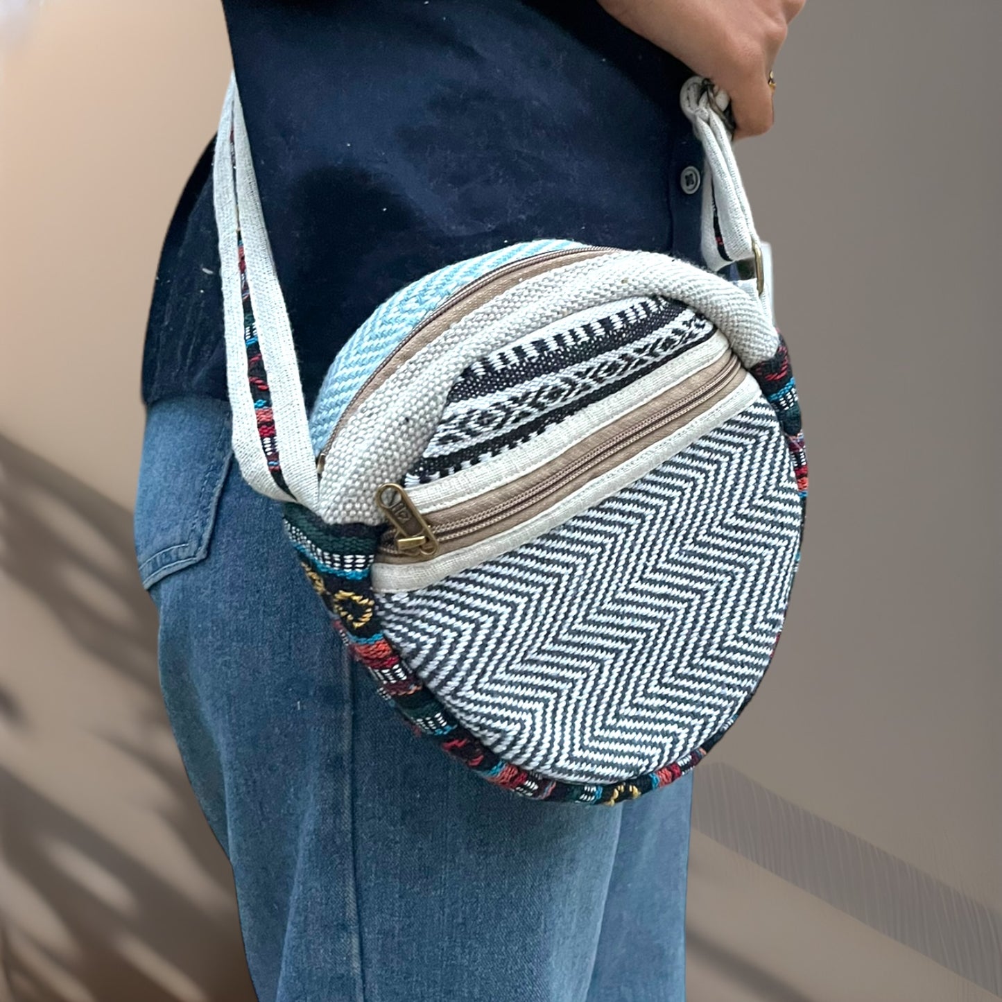 Round Sling Bag