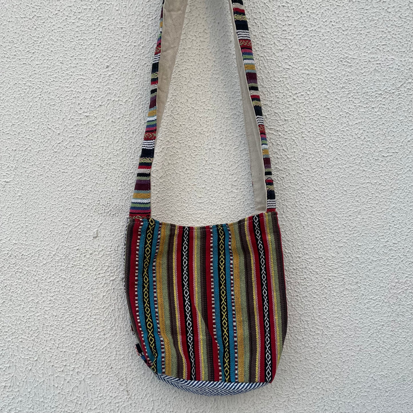 Small Hemp Jhola - Multicolor