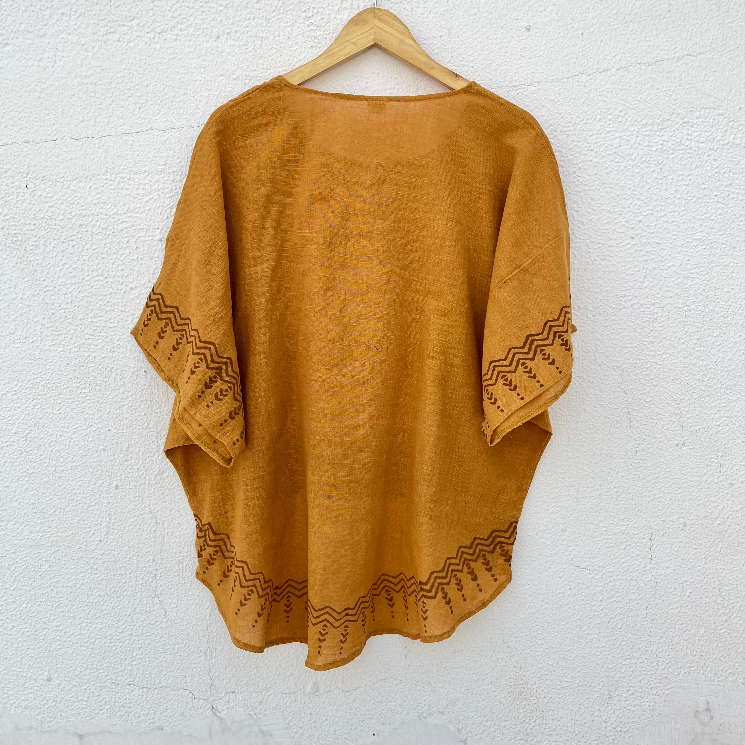MiMi Cotton Co-ord Set - Mustard