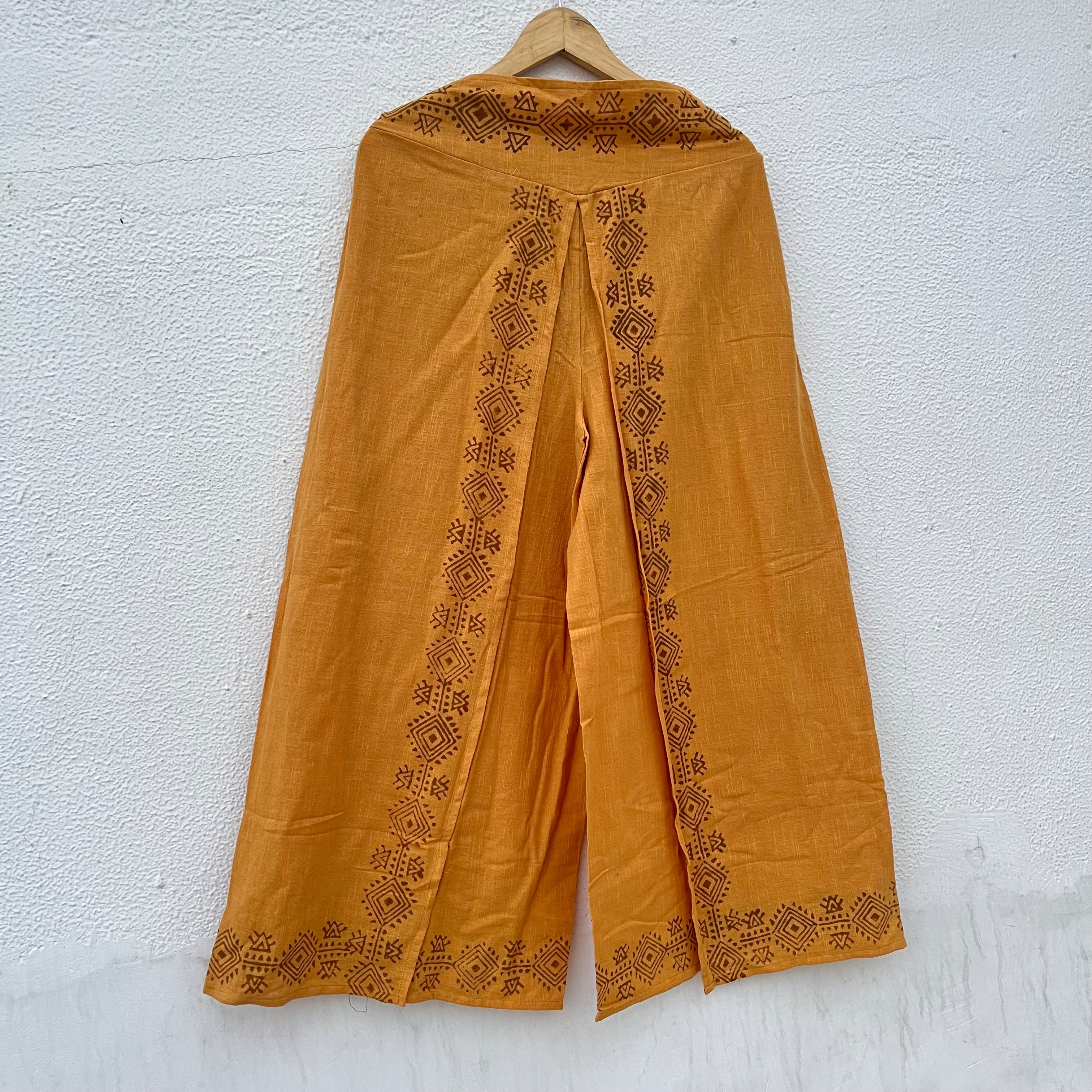 Mastani Cotton Pant- Mustard