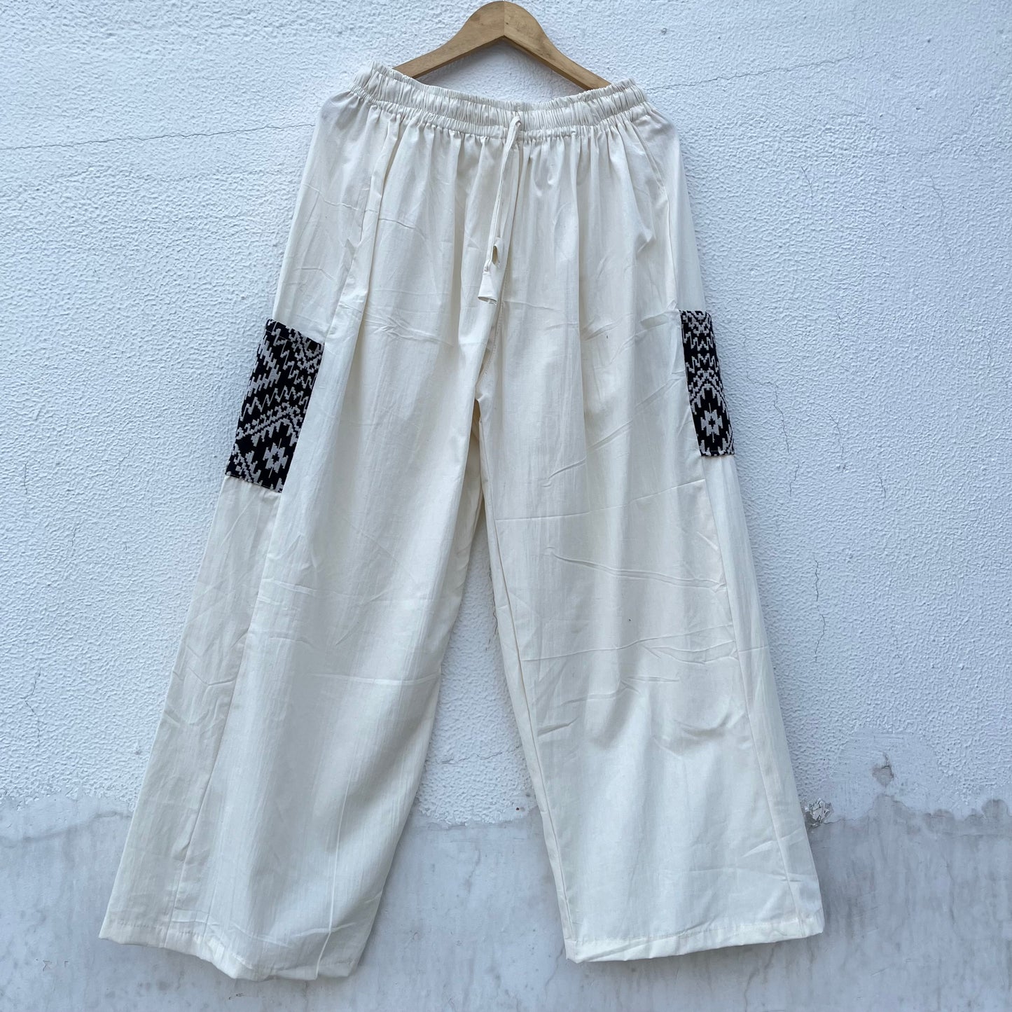 Pahadi Boho Pants - Cream