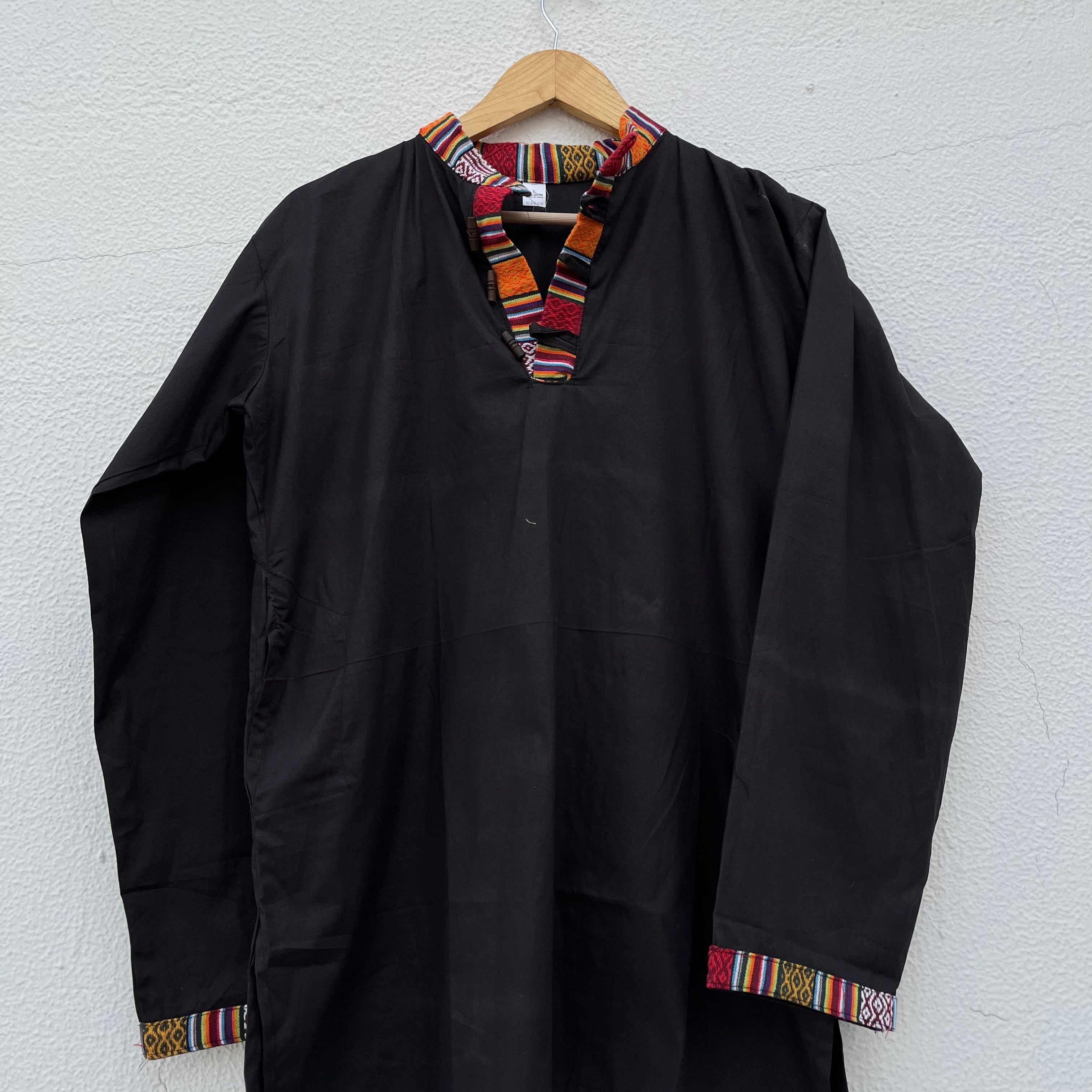Nepali Kurta - Black