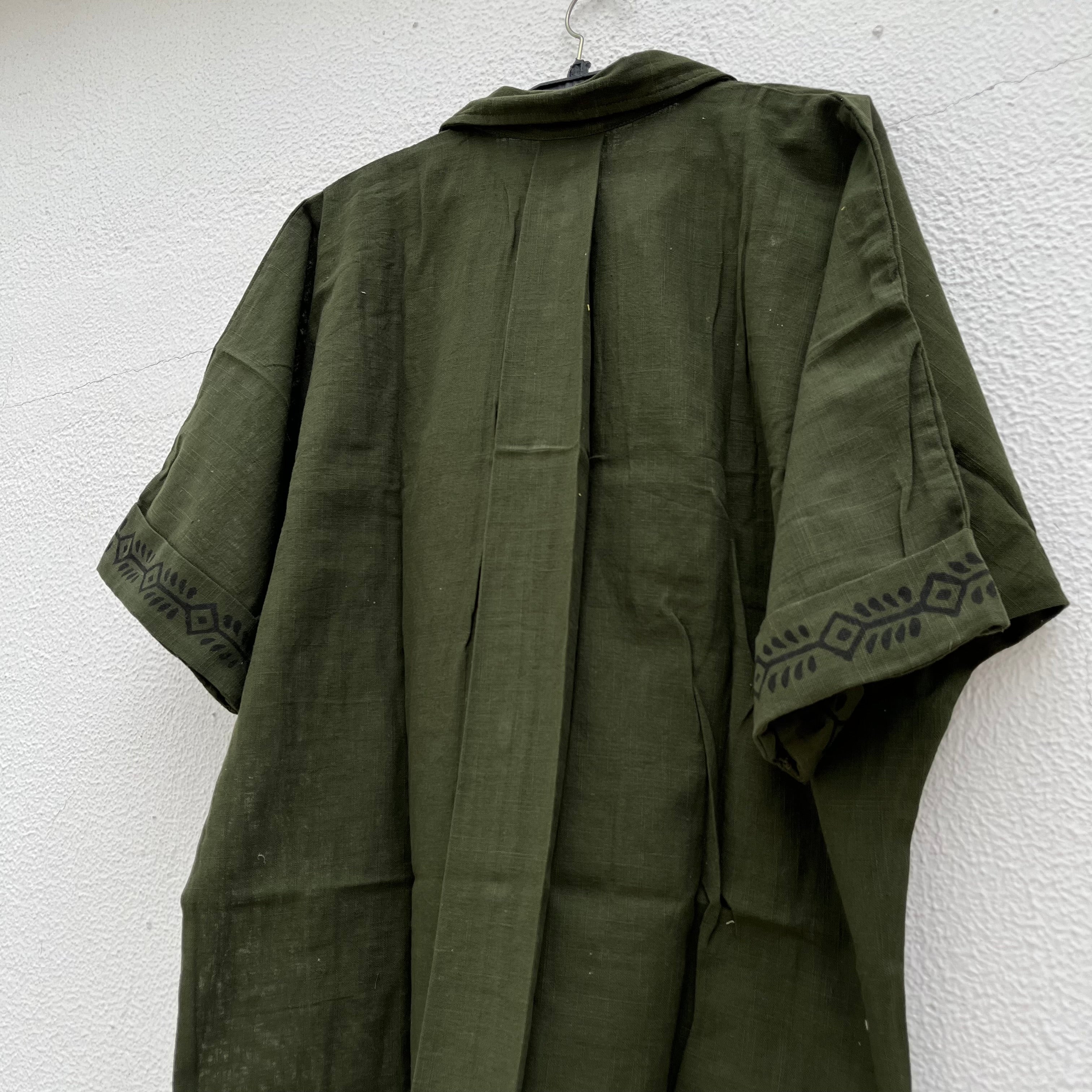 Rahgir Cotton Unisex Shirt 2.0 - Forest Green