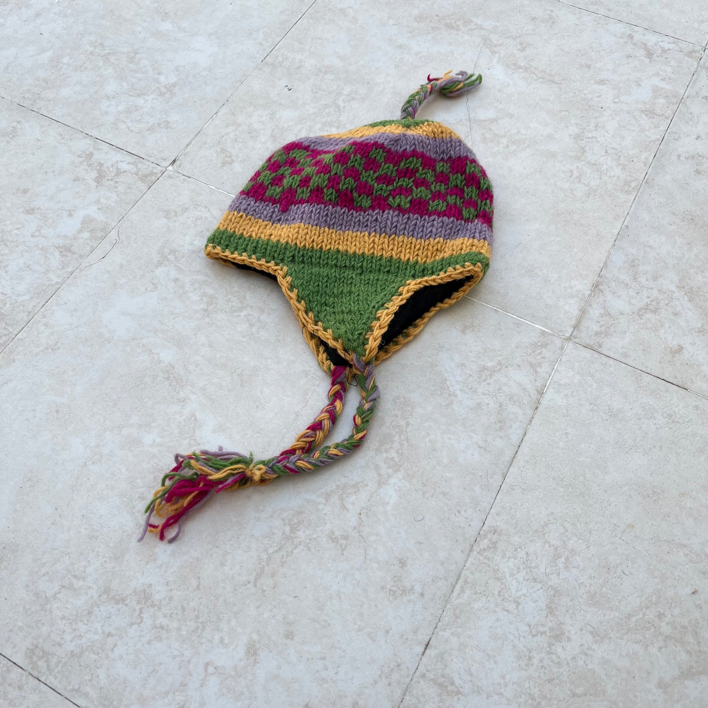 Winter Cap with braids