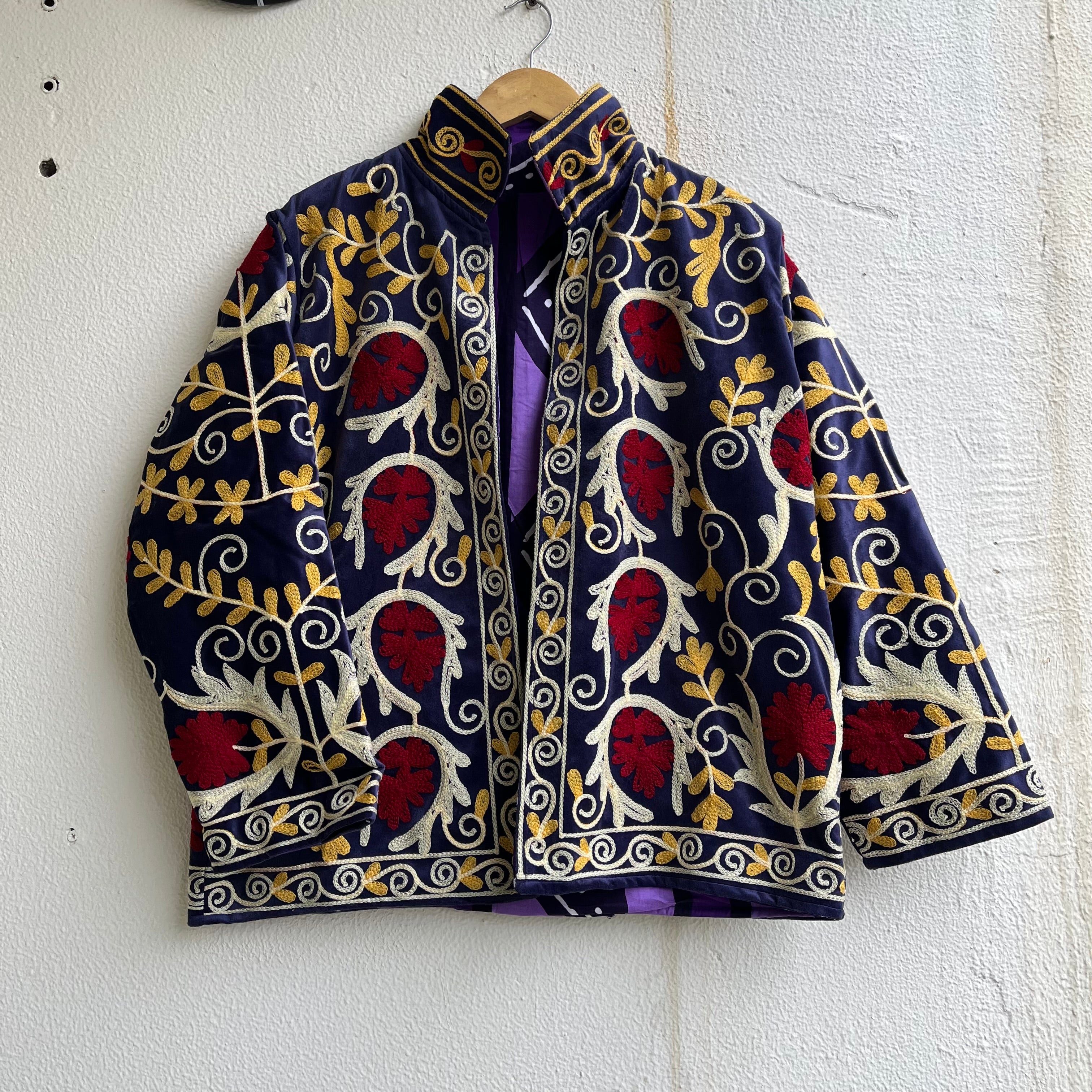 Jaipuri Thread Velvet Jacket
