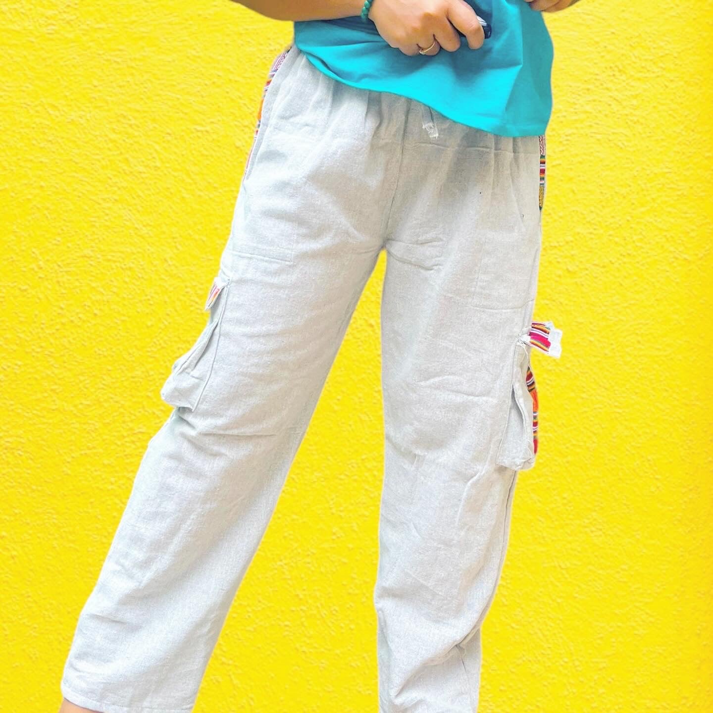 Pahadi Cargo Pants - Ivory