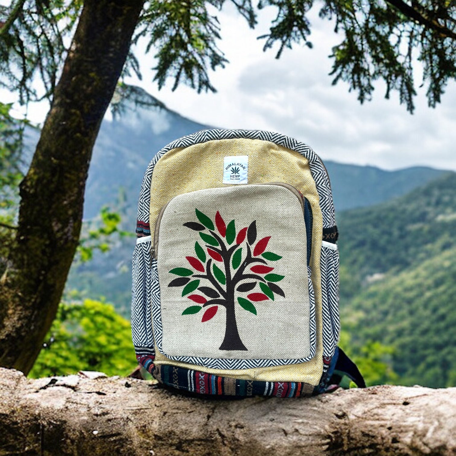 Big Hemp Backpack - Tree