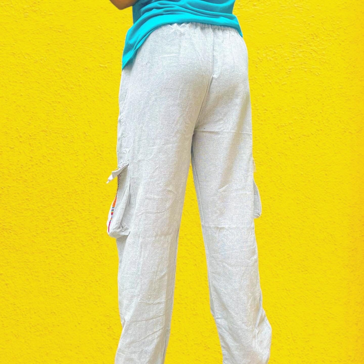 Pahadi Cargo Pants - Ivory