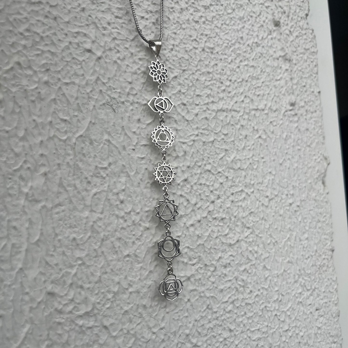 7 Chakra Pendant & Chain