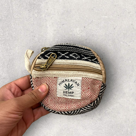 Mini Hemp Pouch (Round)