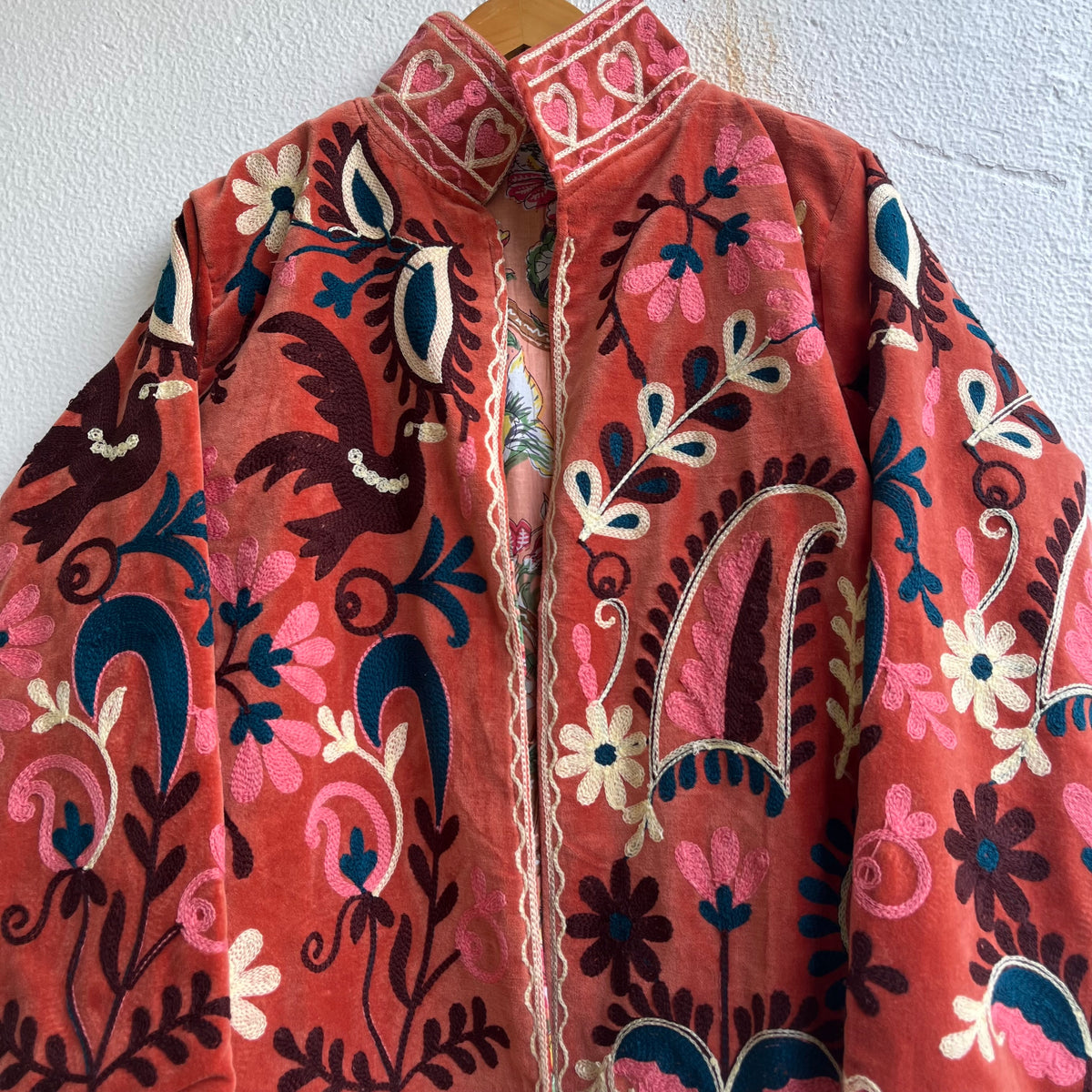 Jaipuri Thread Velvet Jacket