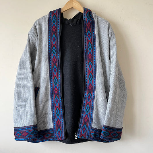 Himachali Jacket - White