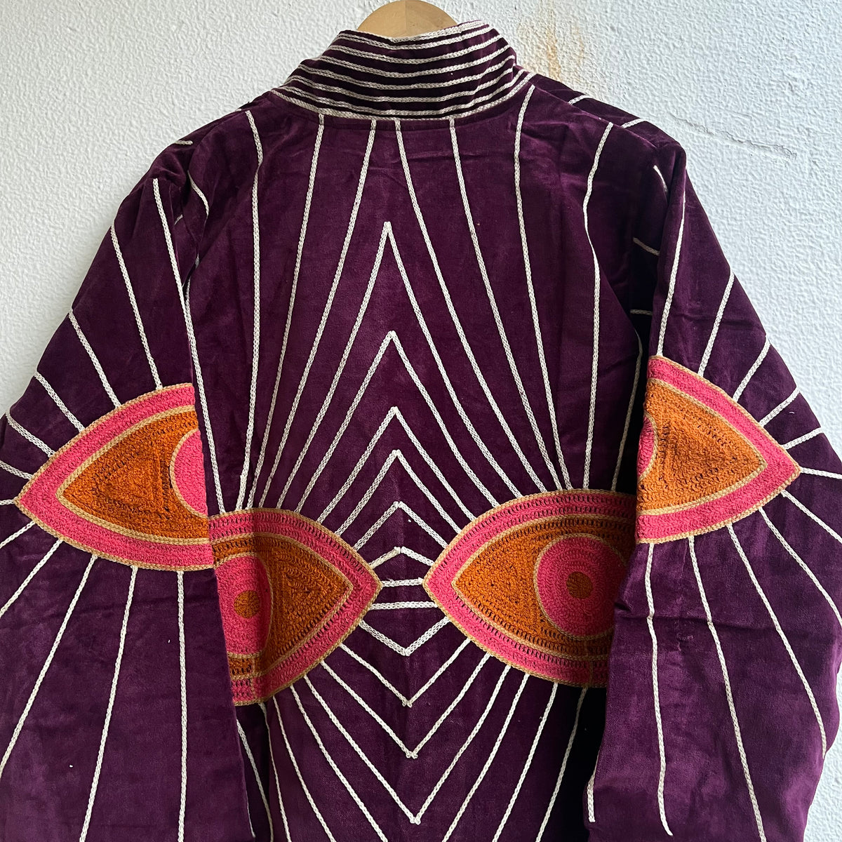 Jaipuri Thread Velvet Jacket