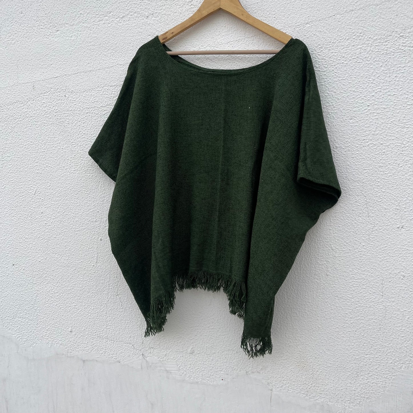 Fakira Cotton Top- Forest Green