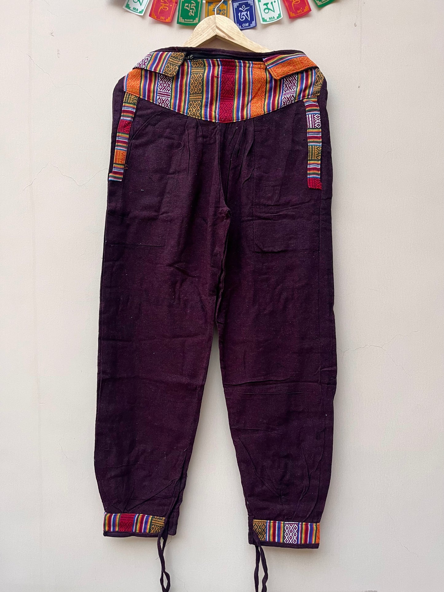 Nepali Pants - Maroon