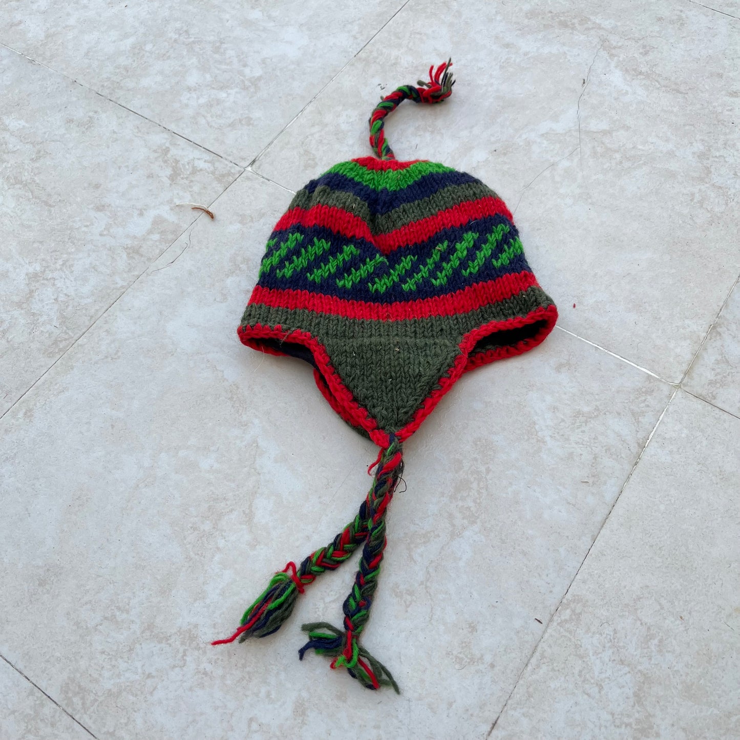 Winter Cap with braids