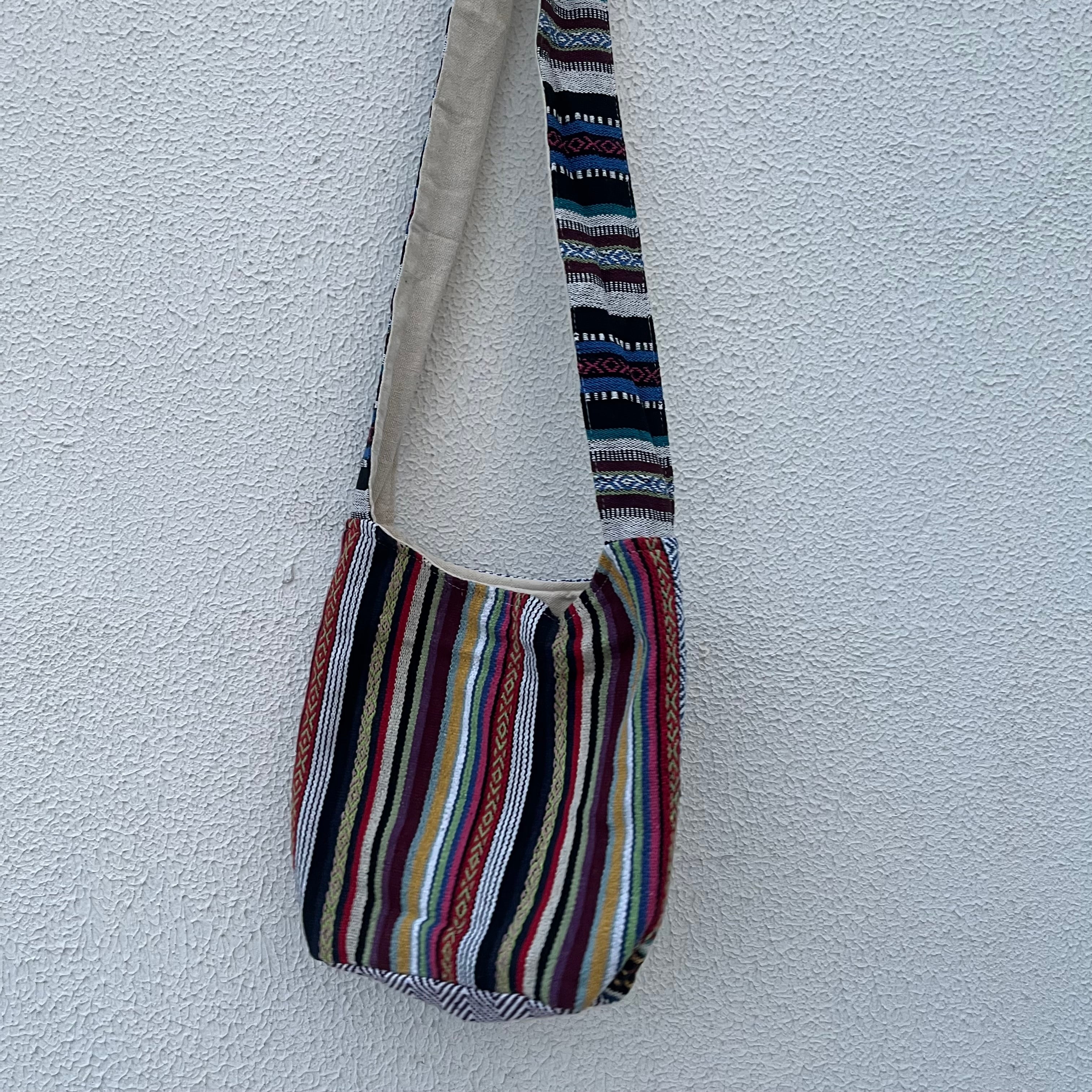 Small Hemp Jhola - Multicolor