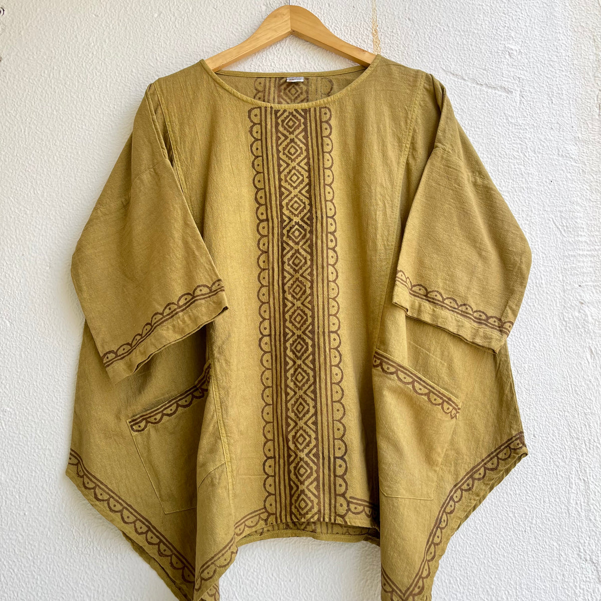 Bairan Cotton Top- Mustard