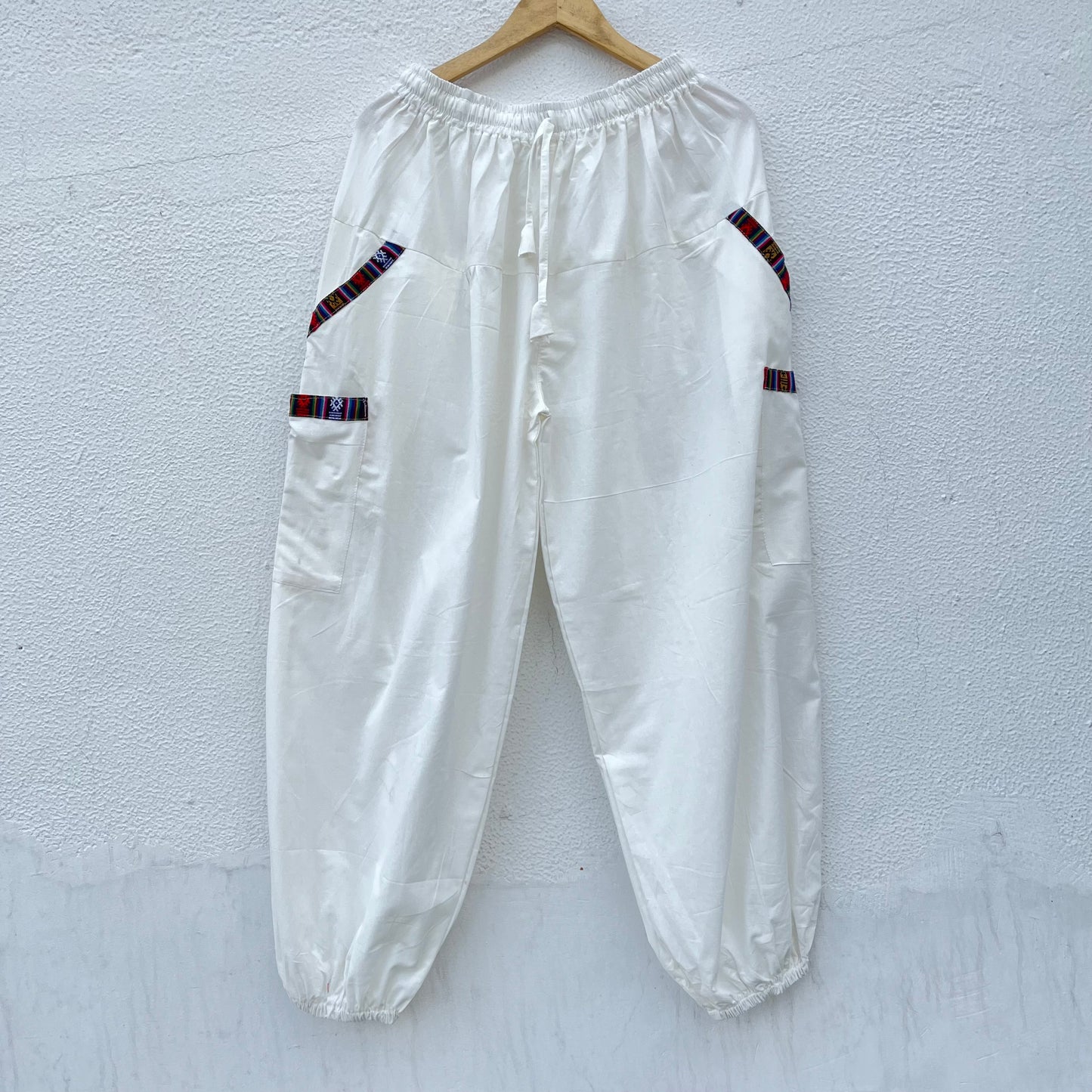 Pahadi Baggy Pants - White