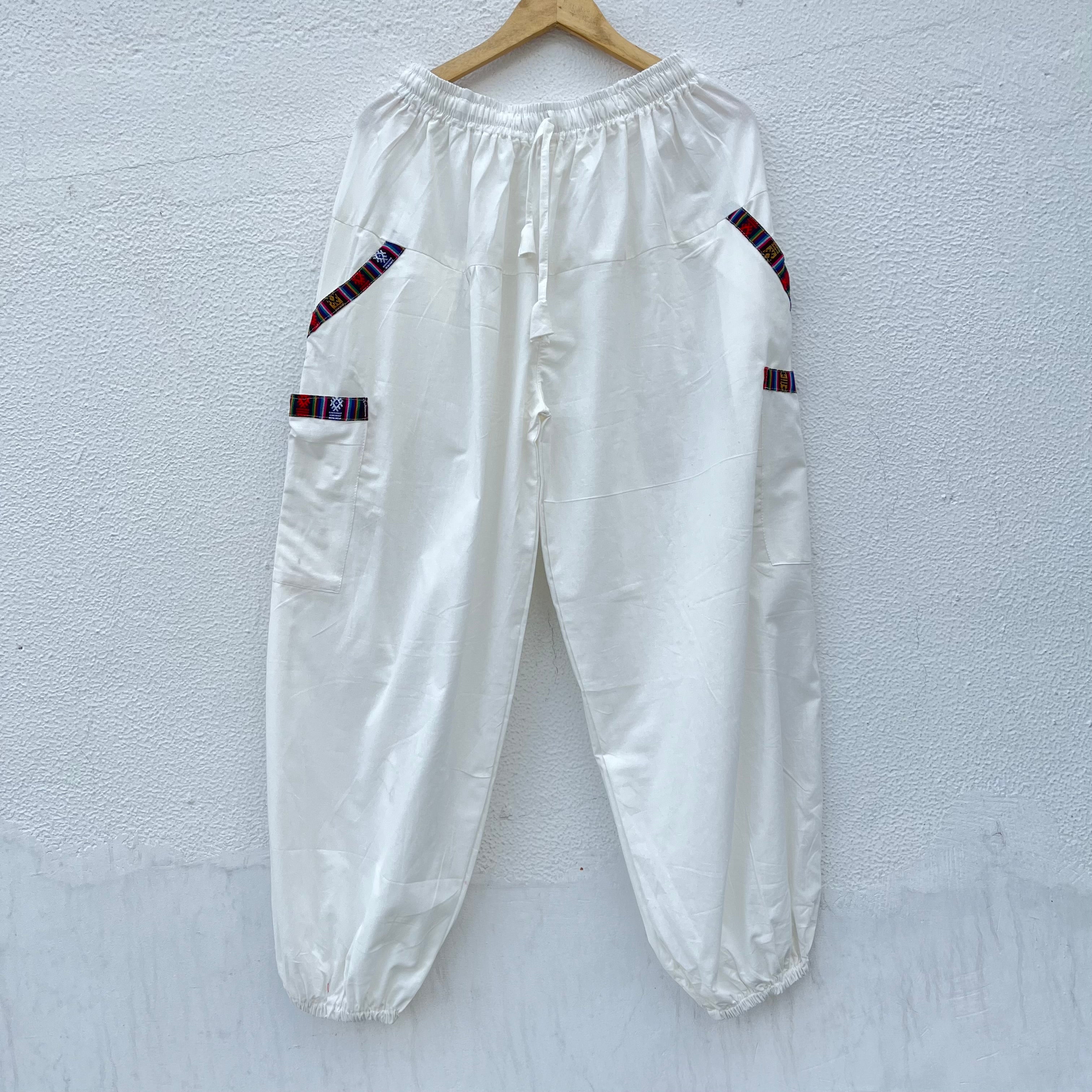 Pahadi Baggy Pants - White