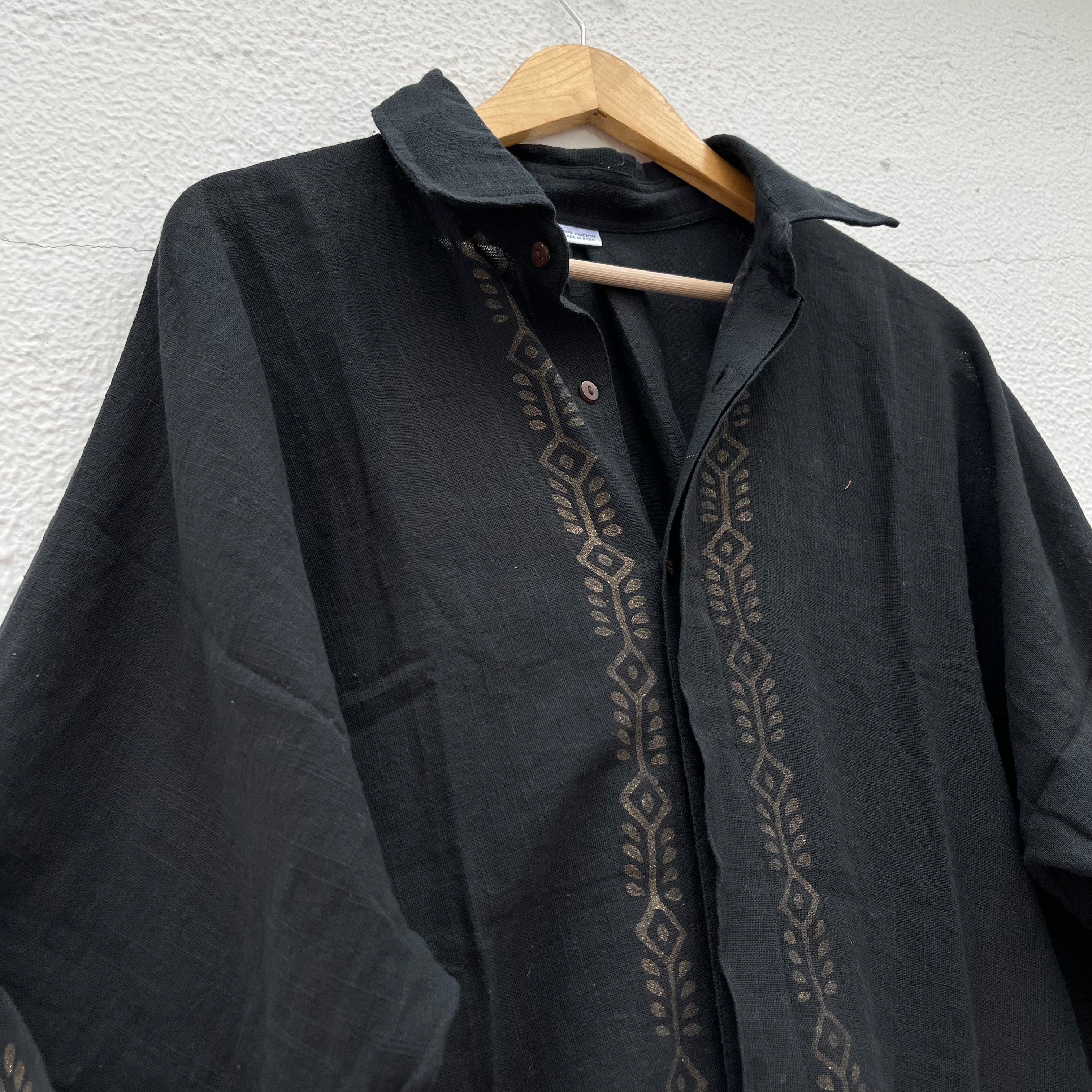 Rahgir Cotton Unisex Shirt 2.0 - Black