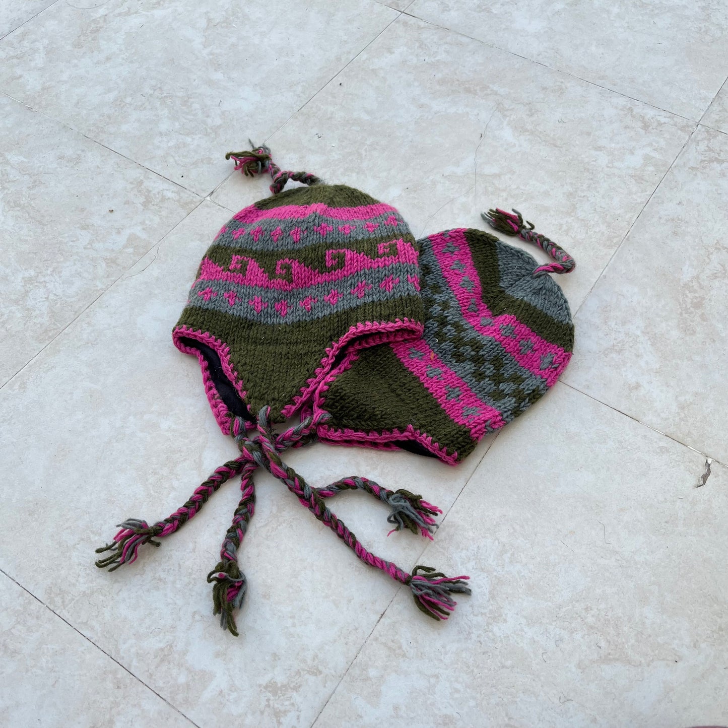 Winter Cap with braids