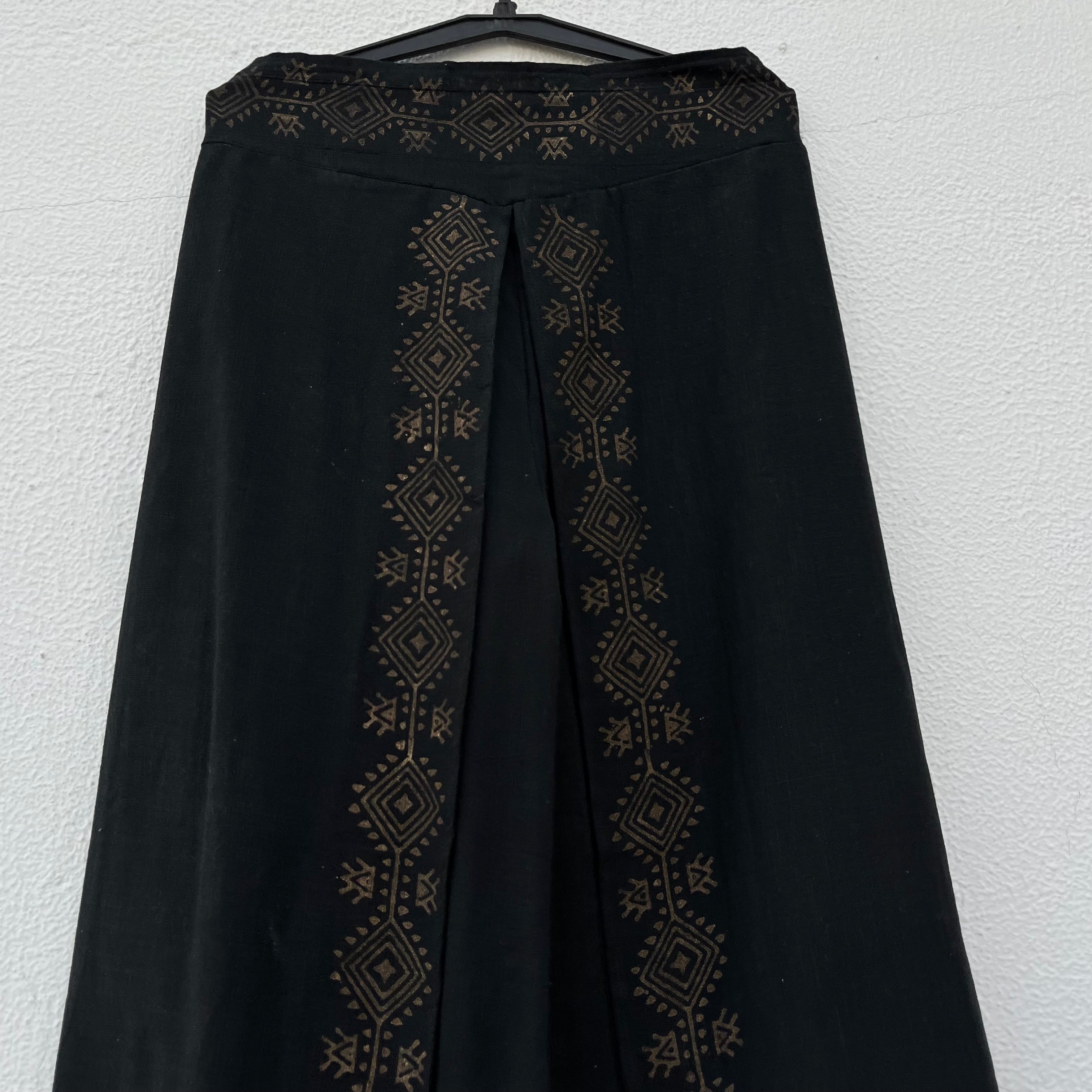 Mastani Cotton Pant- Midnight Black