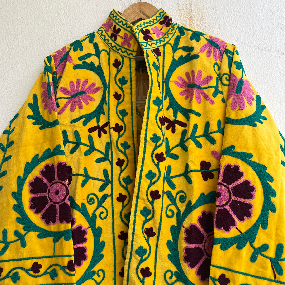 Jaipuri Thread Velvet Jacket