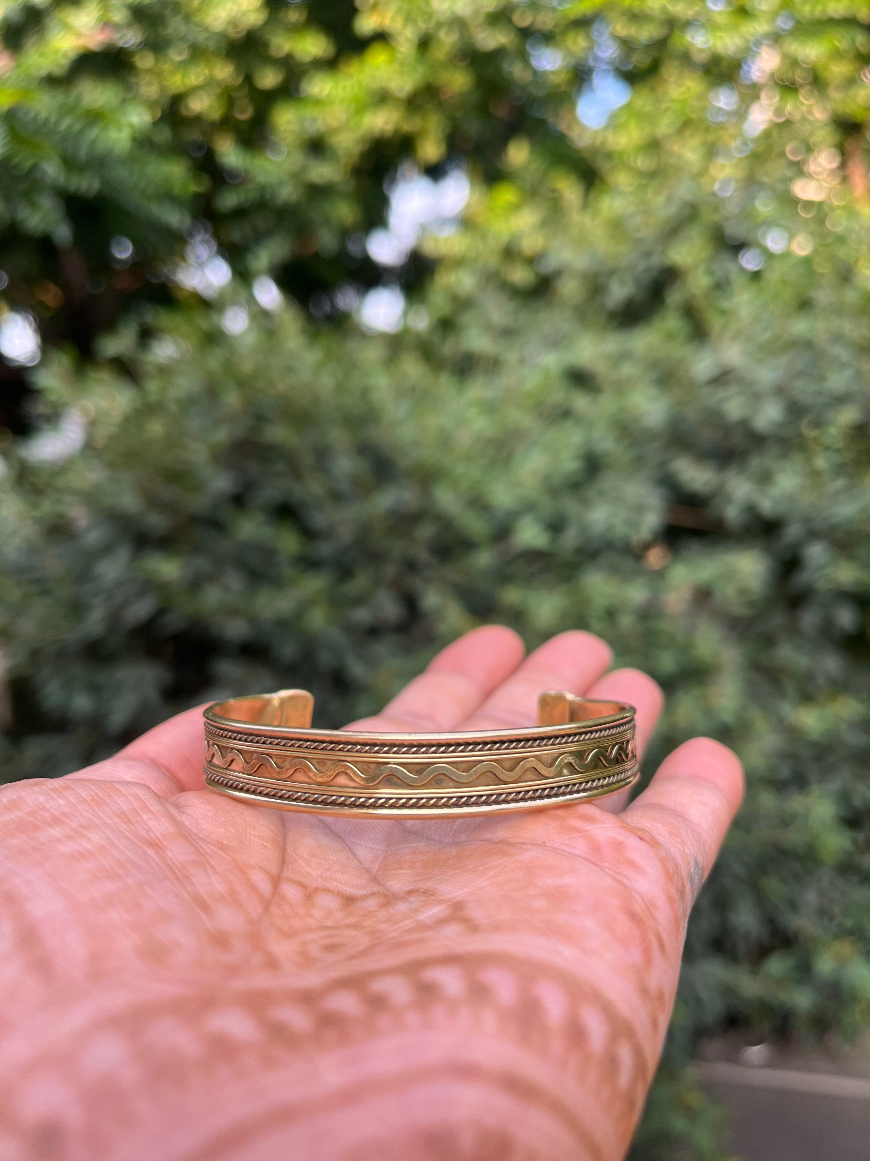 2 Brass Bracelet