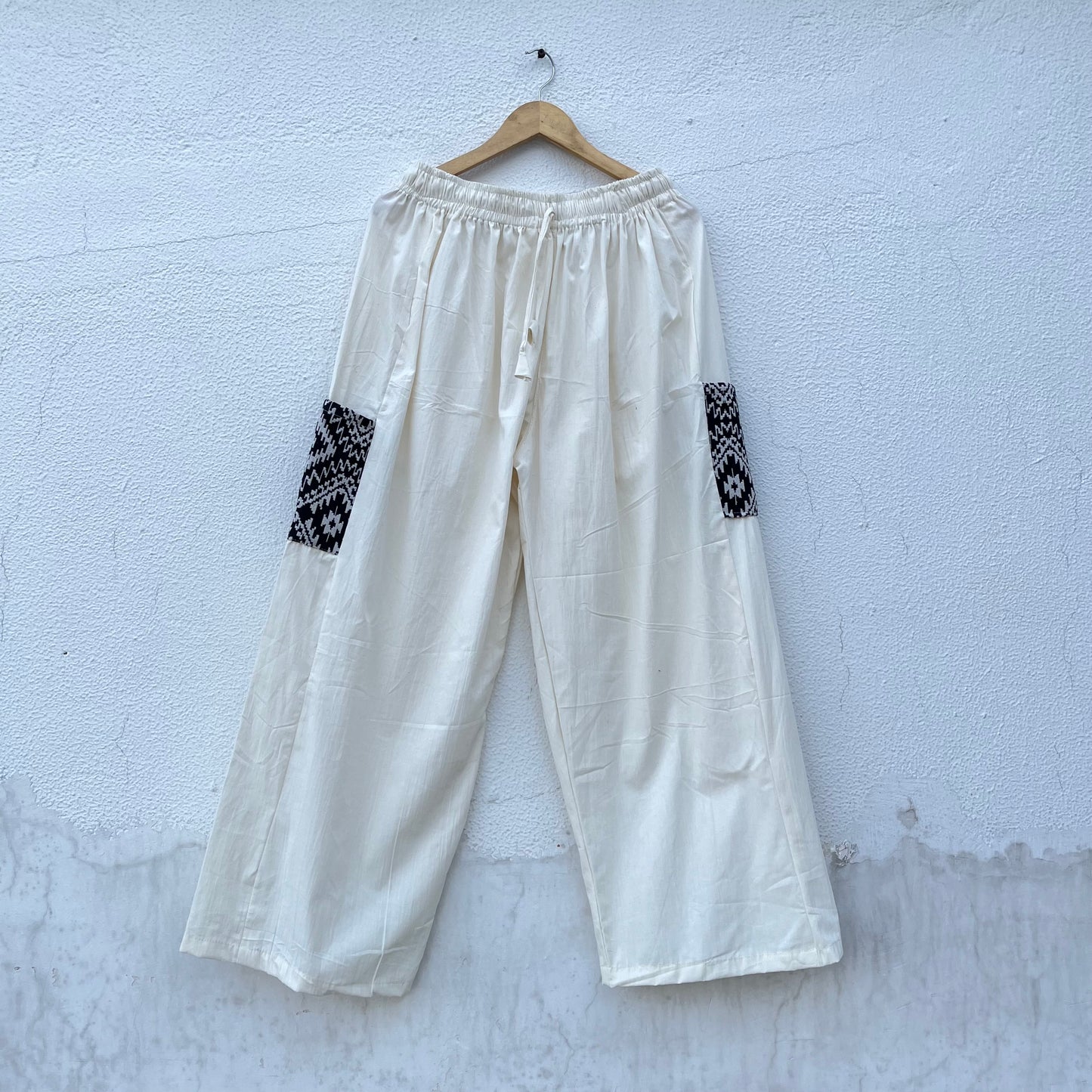 Pahadi Boho Pants - Cream