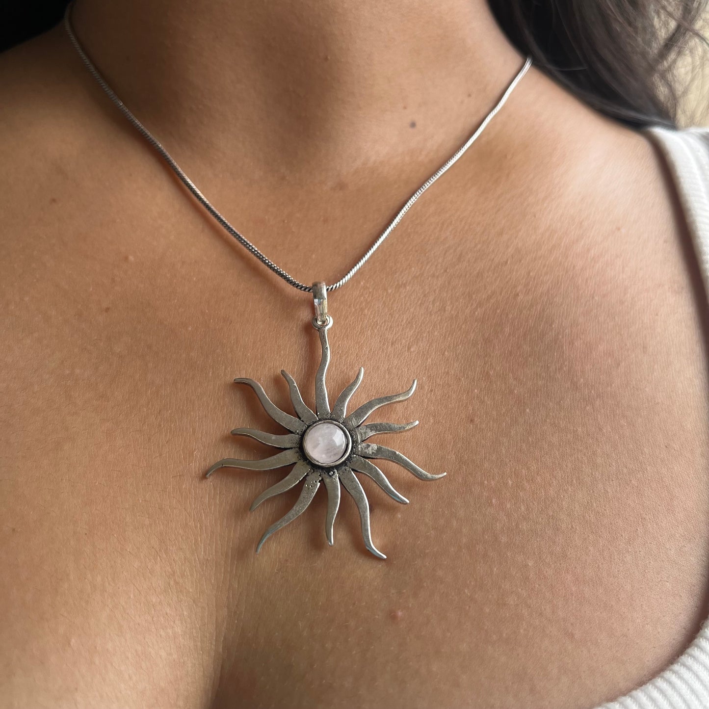 Sun Pendant & Chain