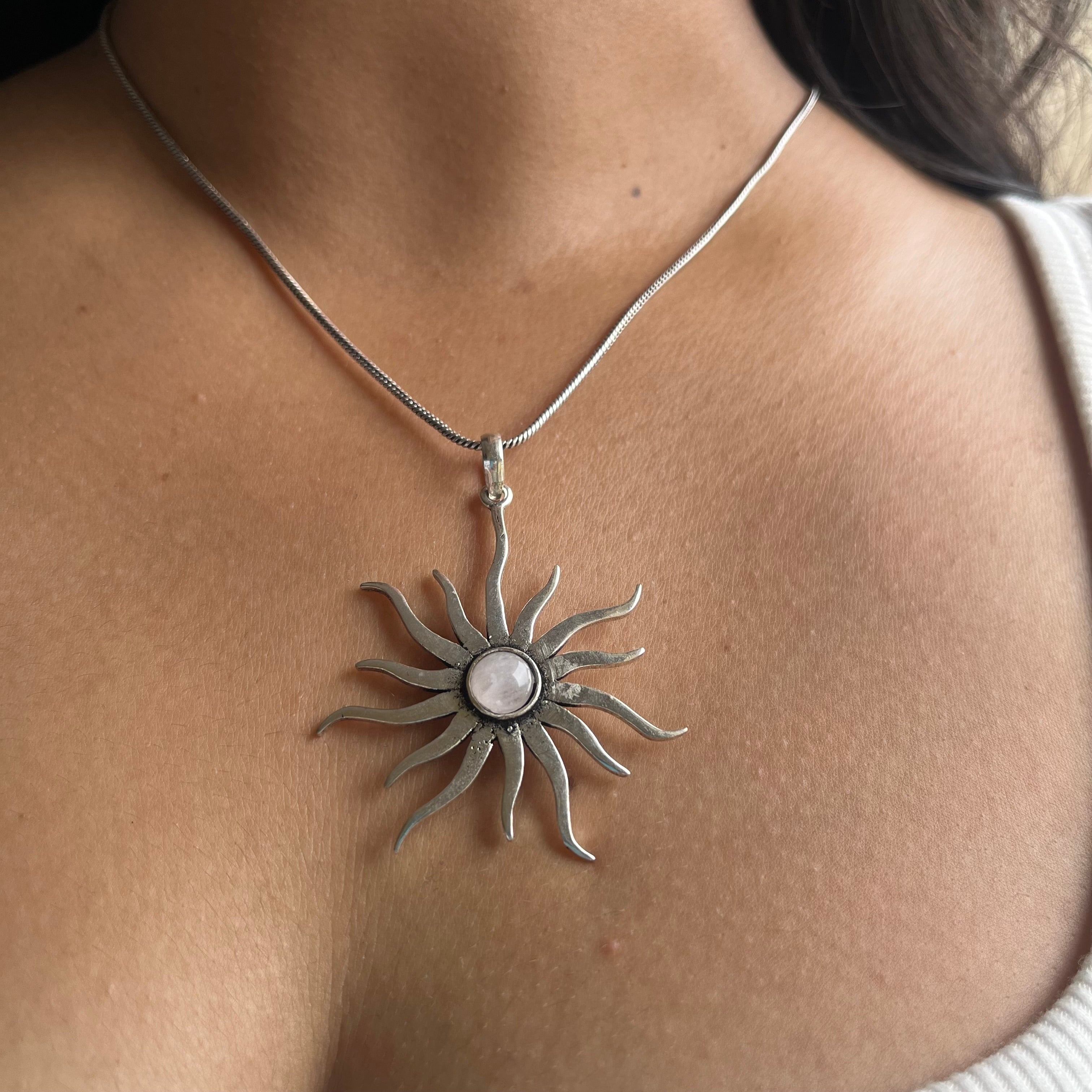 Sun Pendant & Chain