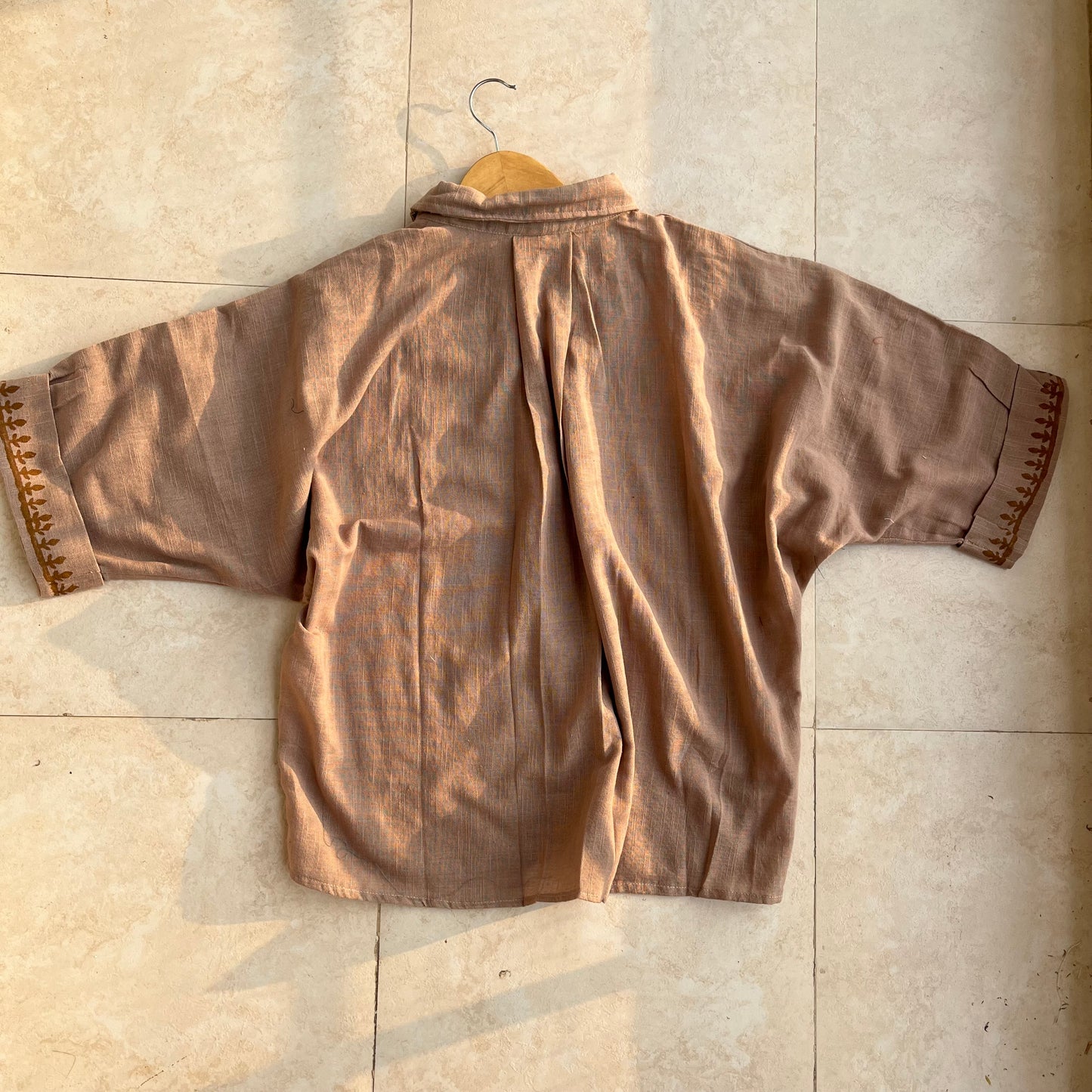 Rahgir Cotton Shirt - Light Sand