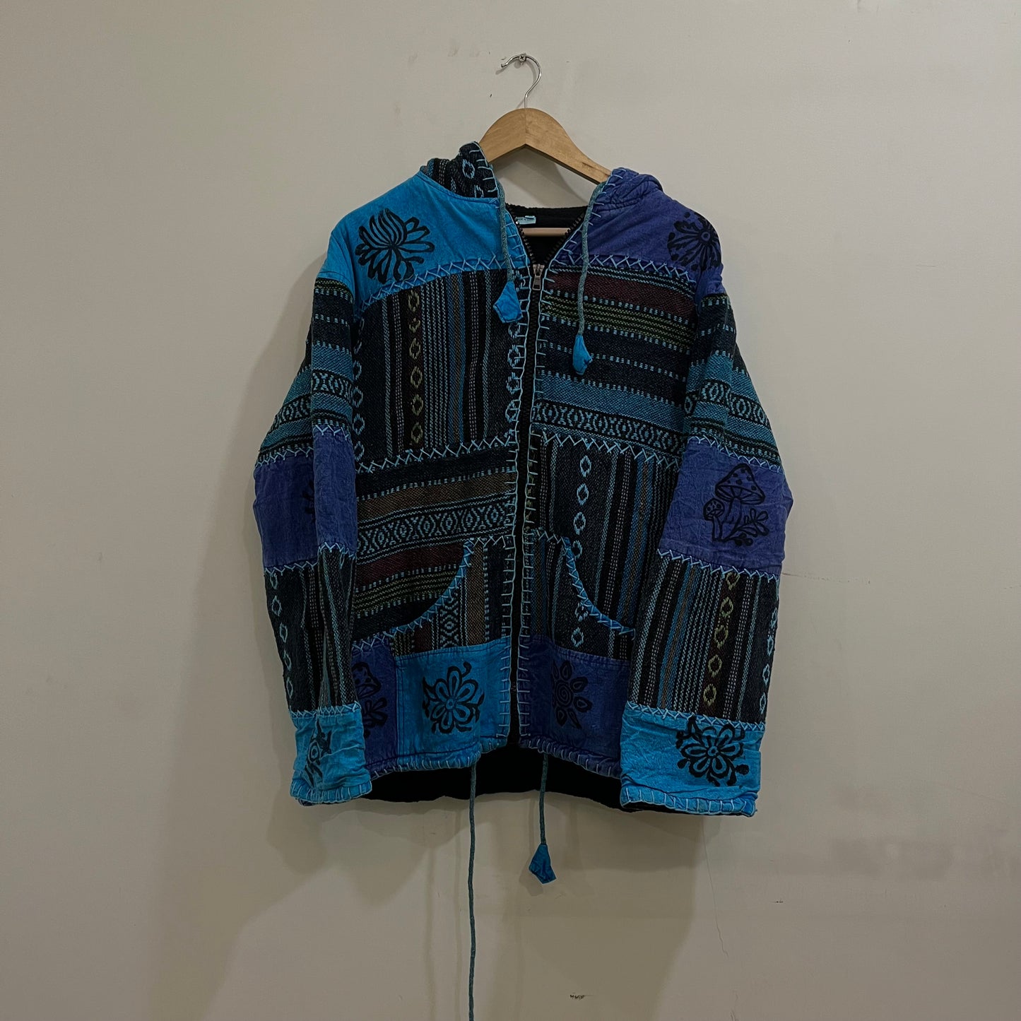 Himalayan Threads Jacket- Sea