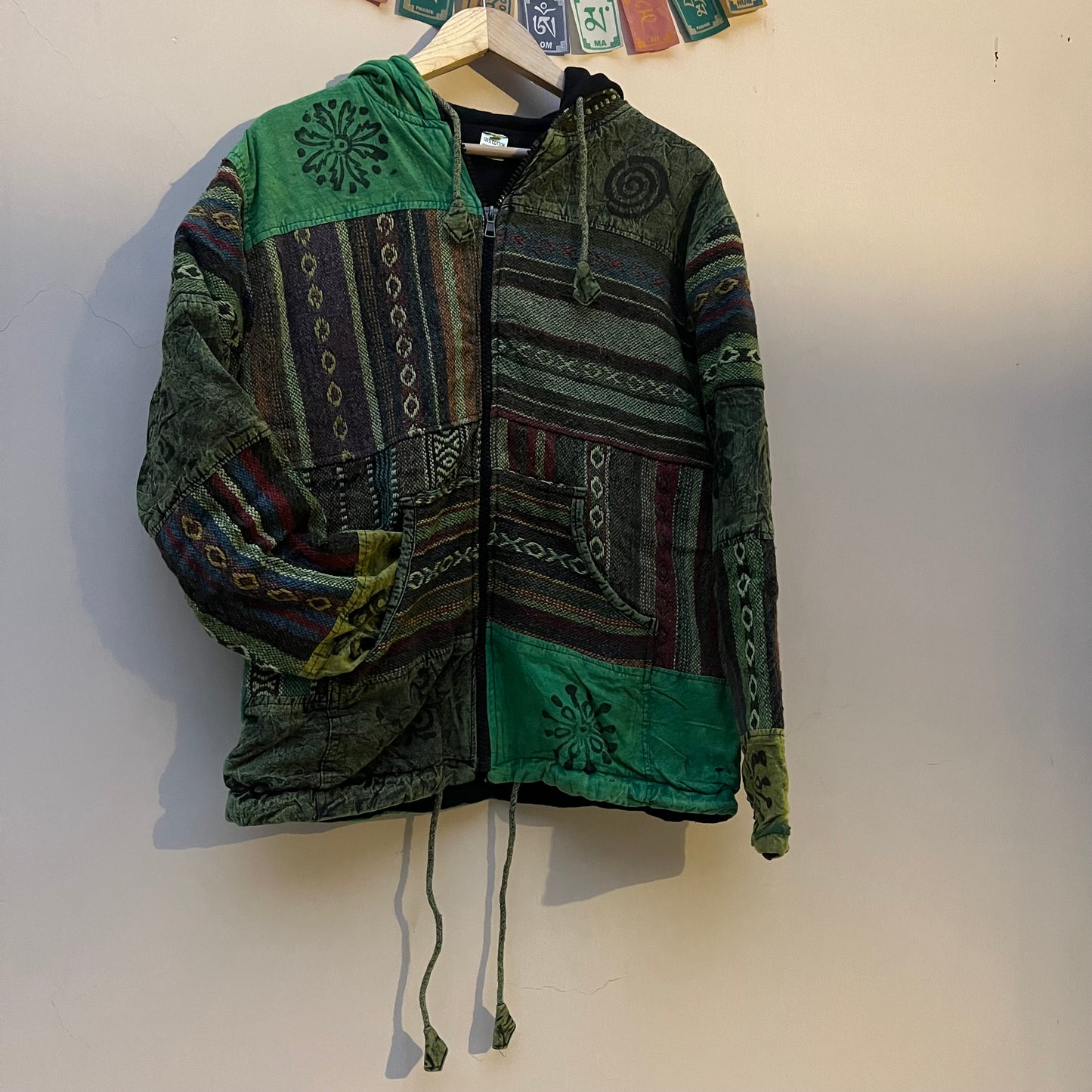 Pahadi Thread Jacket - Forest