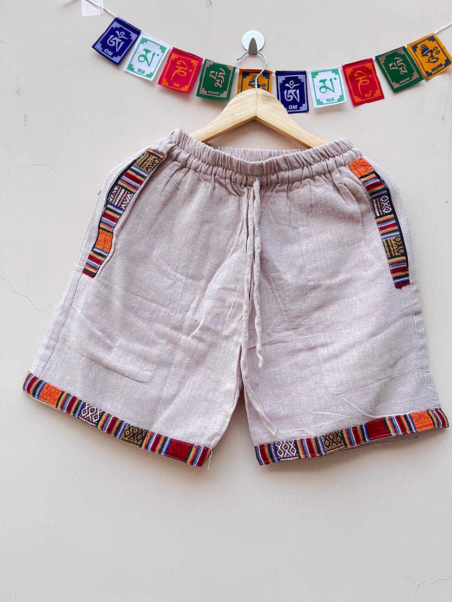 Pahadi Shorts - Peach