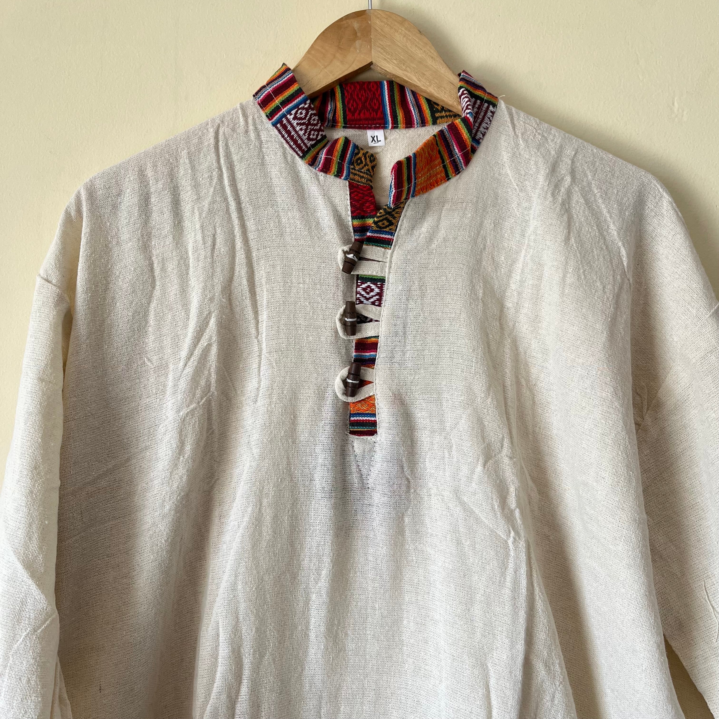 Nepali Kurta - Cream