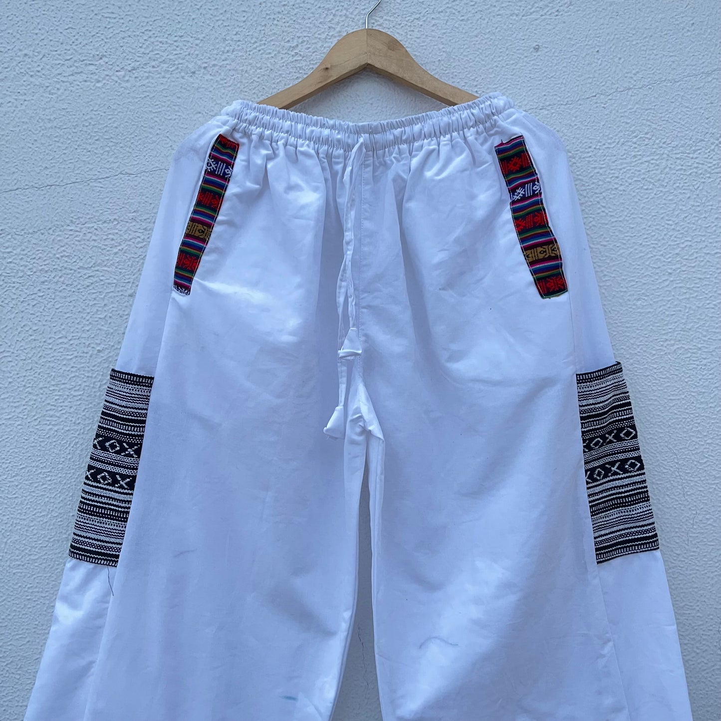 Pahadi Boho Pants - White