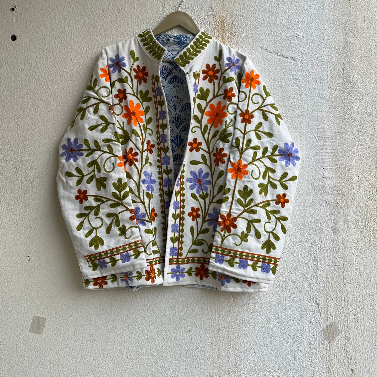 Jaipuri Thread Velvet Jacket